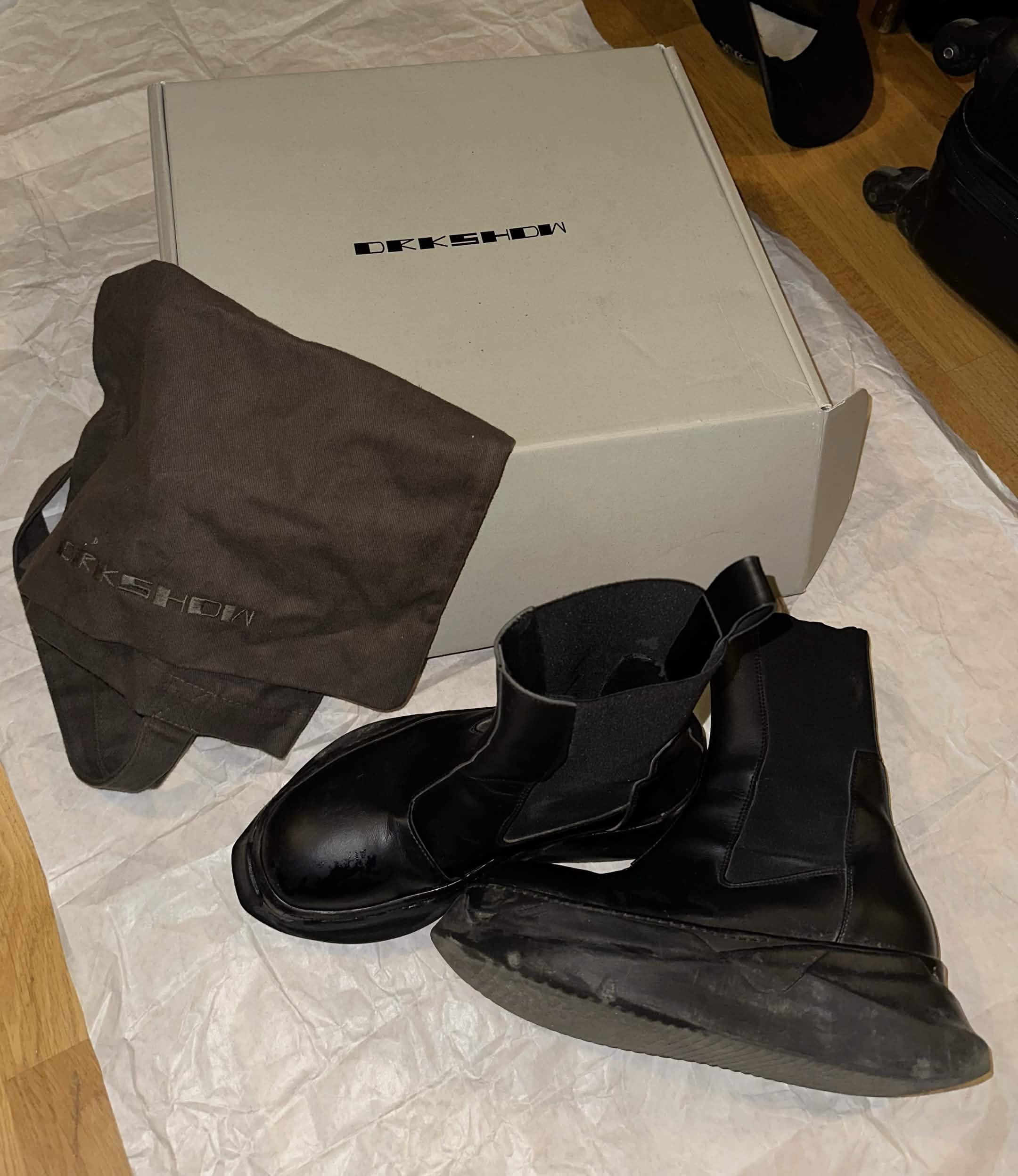 Rick Owens Buty Rick Owen’s Beatle Abstract ankle boots Size US 7 / EU 40 - 2 Thumbnail