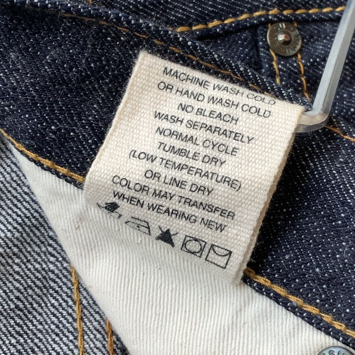 Evisu Evisu Brushstrokes Daicock Raw Denim Jeans Size US 34 / EU 50 - 6 Thumbnail