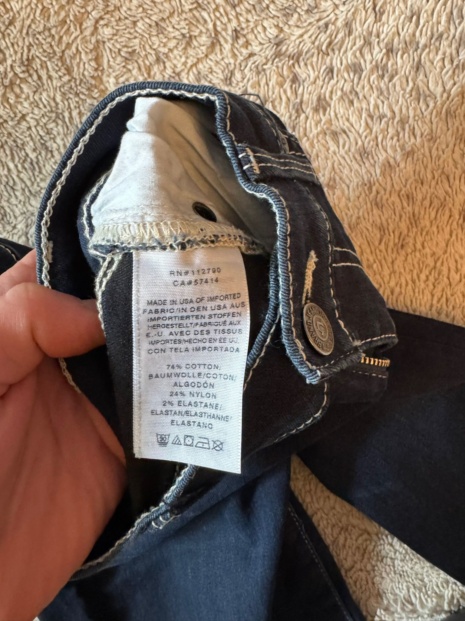 True Religion True Religion Vintage 2000s Becca Mid Rise Bootcut Jeans Size 29" - 9 Thumbnail