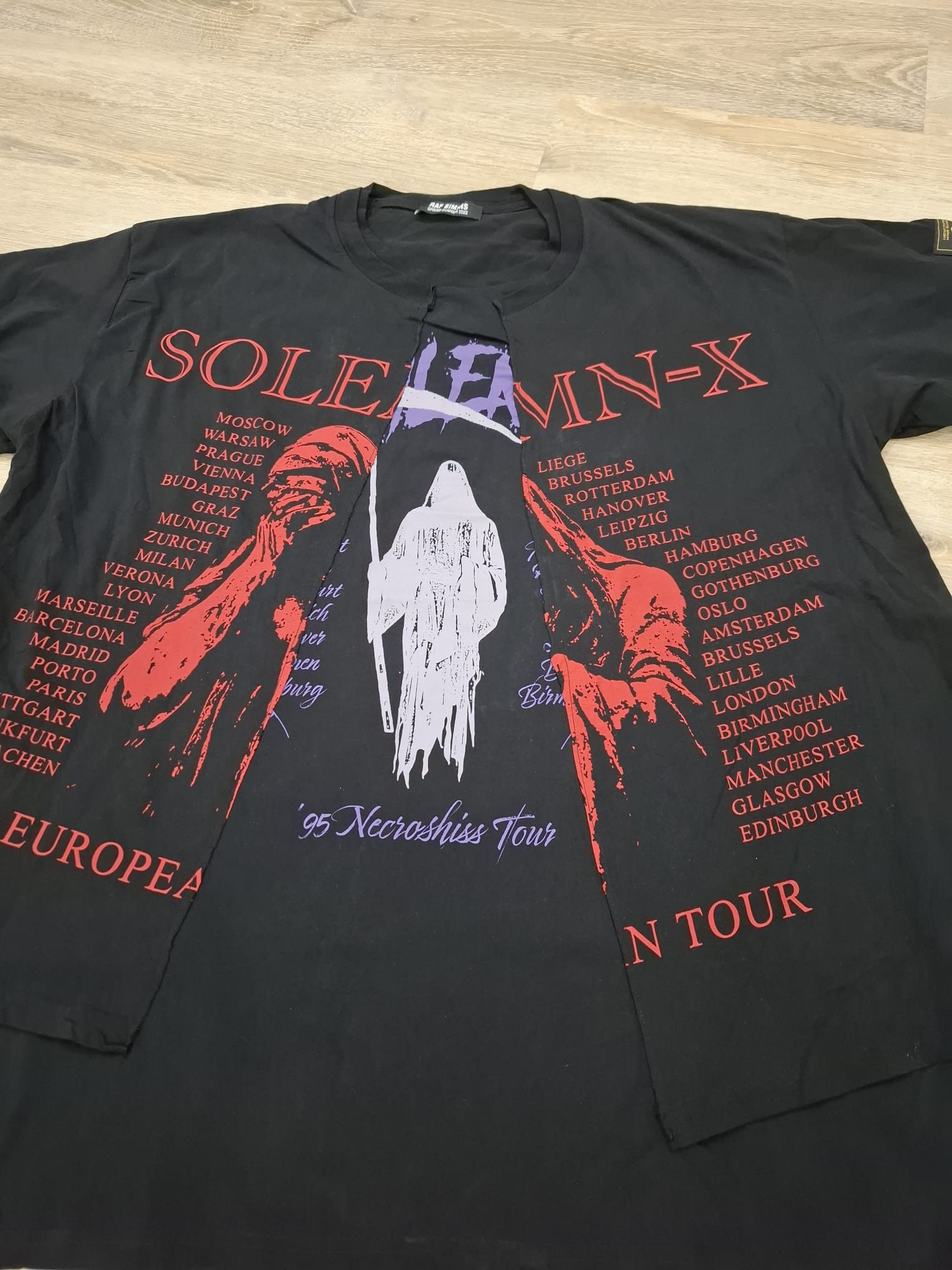 Raf Simons SOLEMN-X Big Fit Doubled T-Shirt Size US M / EU 48-50 / 2 - 6 Thumbnail