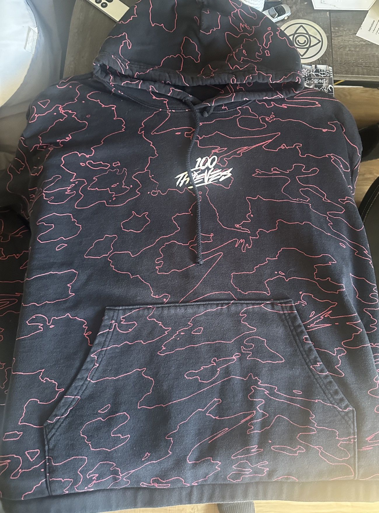 100 Thieves 100 Thieves “RedCamo Outline” Hoodie Size US XXL / EU 58 / 5 - 1 Thumbnail