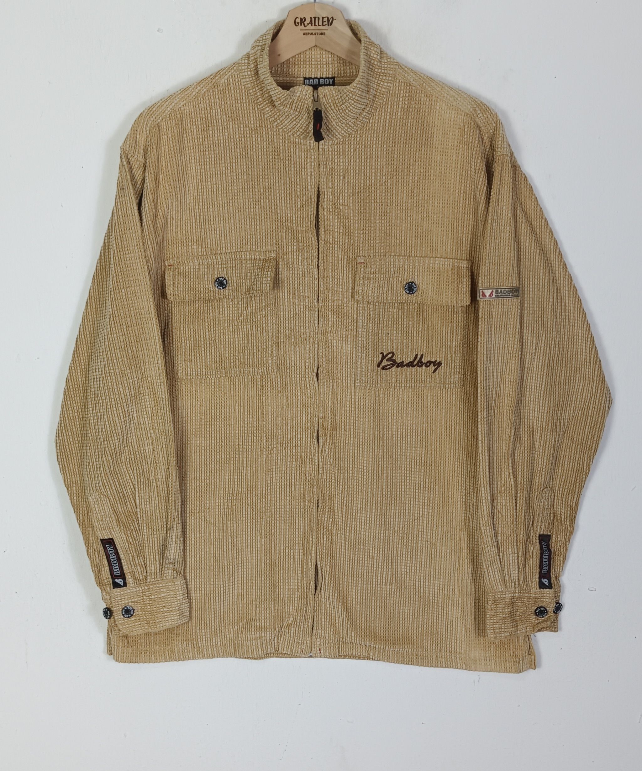 If Six Was Nine 2000s Bad Boys San Diego Embroidery Button Up Size US M / EU 48-50 / 2 - 1 Thumbnail