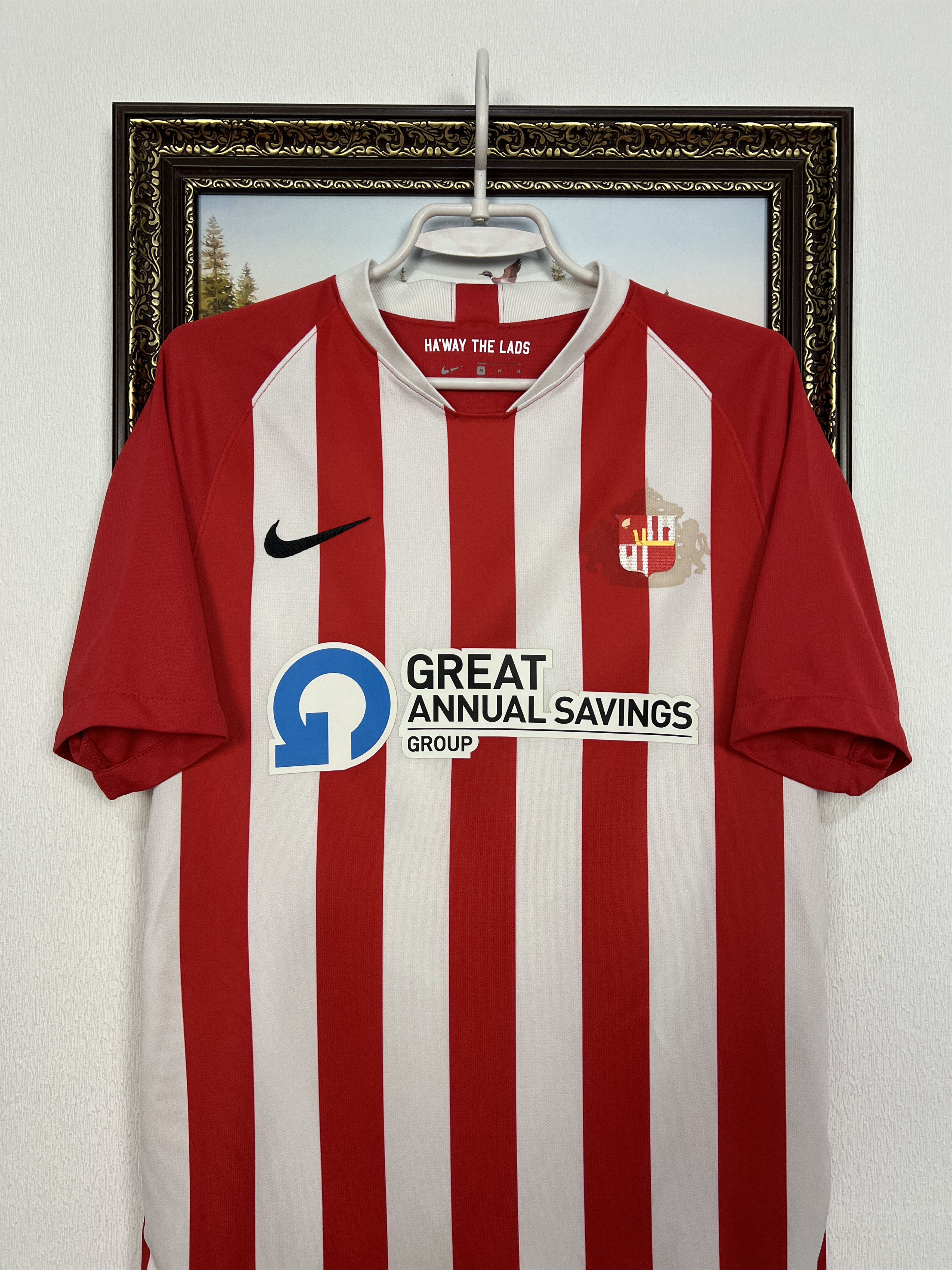 Nike Sunderland football shirt 2020 Soccer Nike Jersey Trikot Size US M / EU 48-50 / 2 - 2 Thumbnail