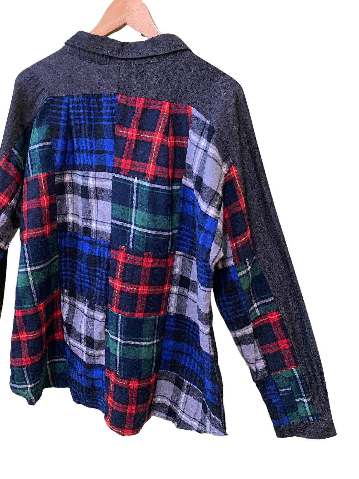 Designer Vintage Japan KOHAKU Patchworks Rebuild SHIRT Size US XL / EU 56 / 4 - 9 Thumbnail