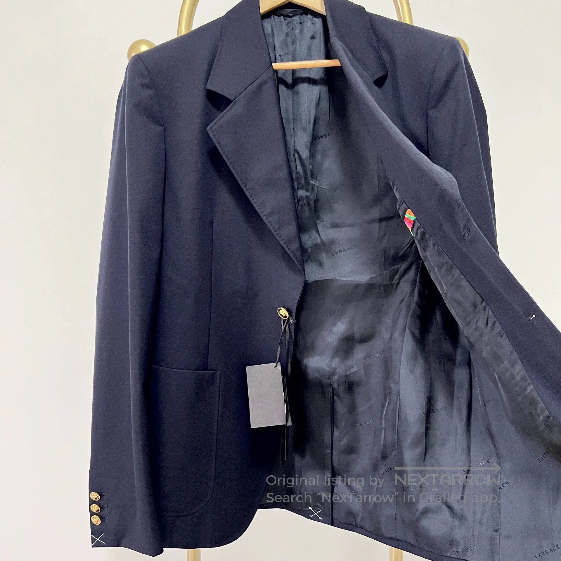 Versace Versace Men's Wool Two-Button Suit. Size US XL / EU 56 / 4 - 7 Thumbnail