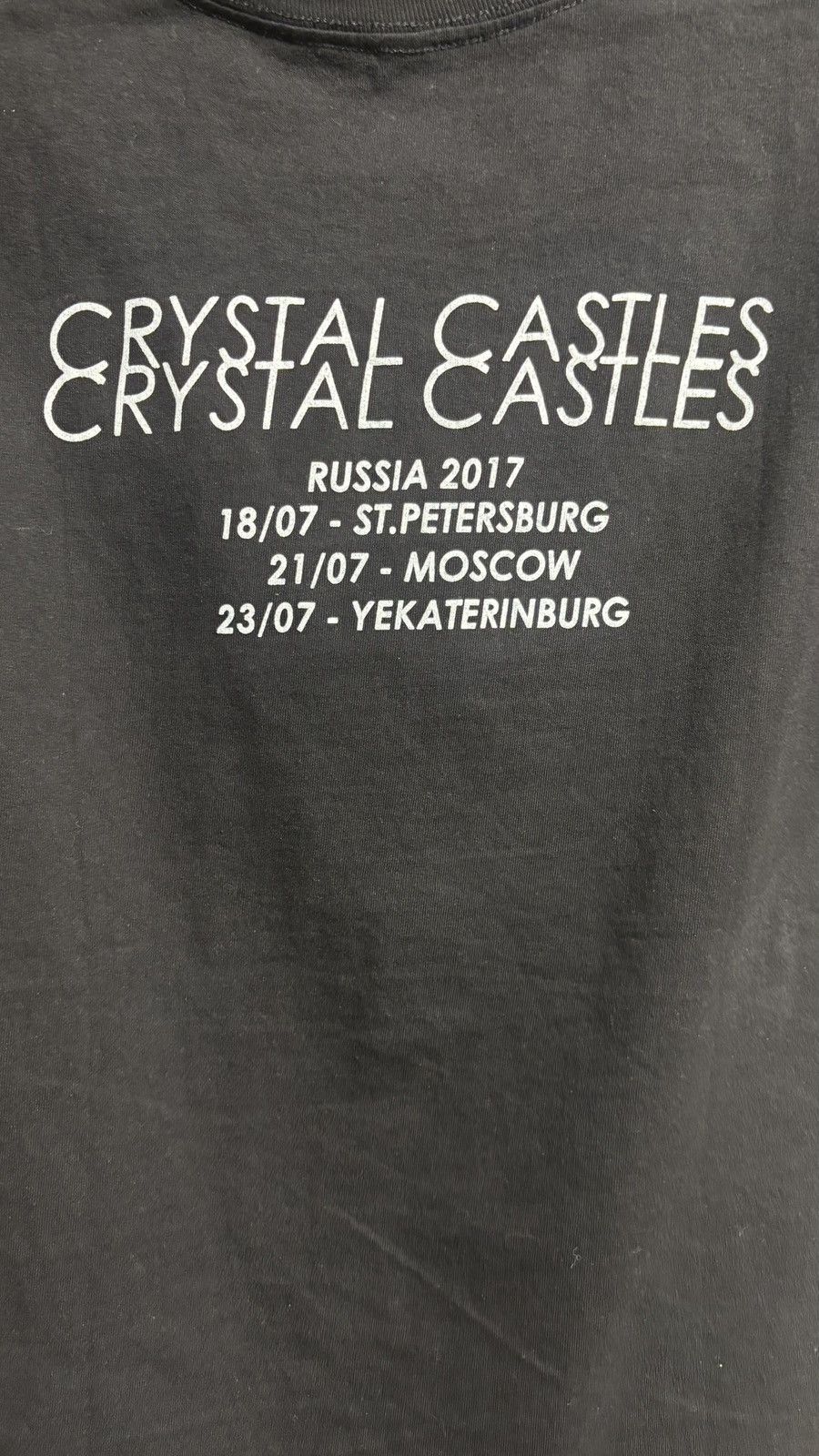 Band Tees Crystal Castles Russia Tour Tee Size US M / EU 48-50 / 2 - 4 Thumbnail