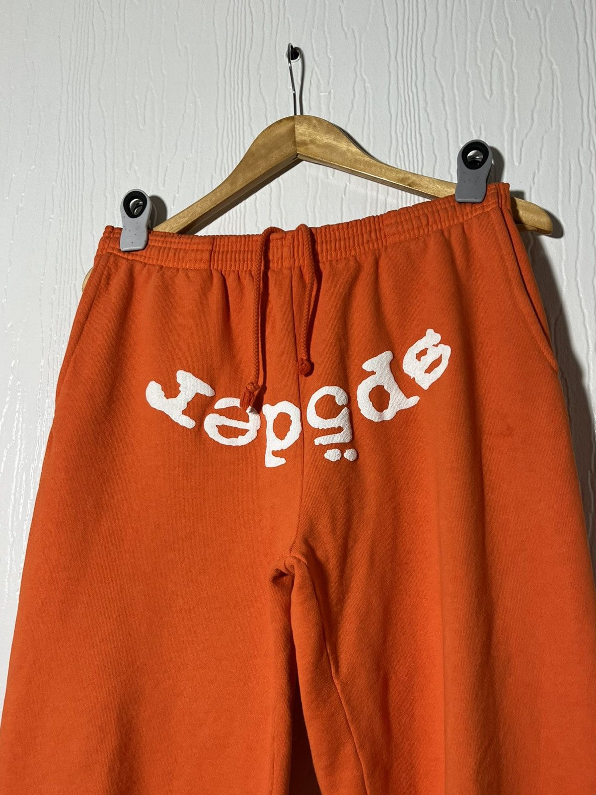 Young Thug SS24 Sp5der Legacy Sweatpants Joggers Orange Mens Medium Size US 30 / EU 46 - 2 Thumbnail