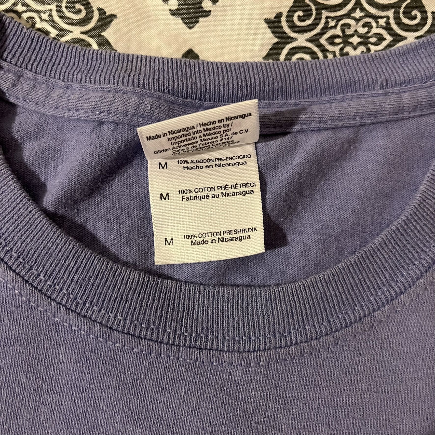Gildan VTG 90s Topsail Turtle Project Lavender Casual Graphic Tee Size M / US 6-8 / IT 42-44 - 5 Thumbnail