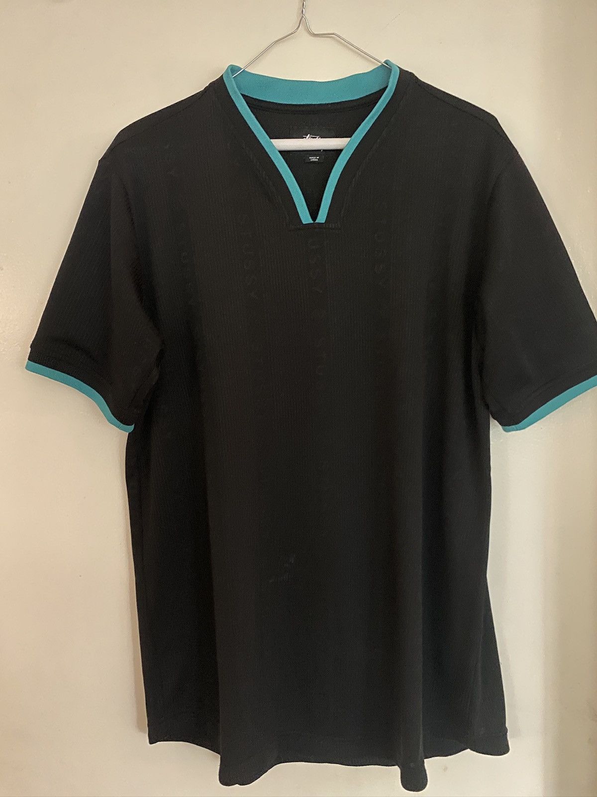Stussy Stussy Cropped Mesh Logo Football Jersey SU24 | Grailed