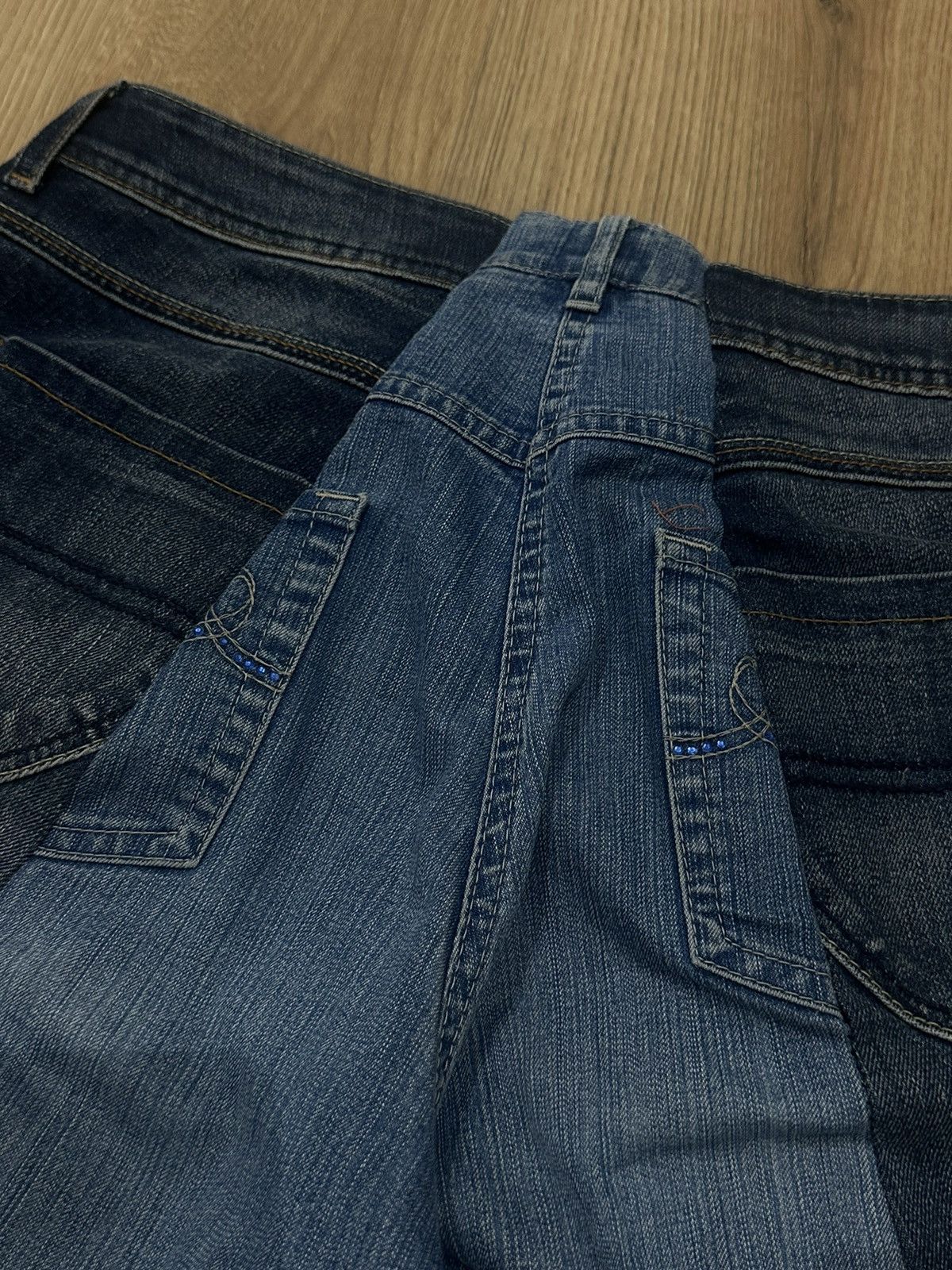 Other 2 Tone 1of1 VIKTRA Runway Flared Jeans Size US 30 / EU 46 - 5 Thumbnail