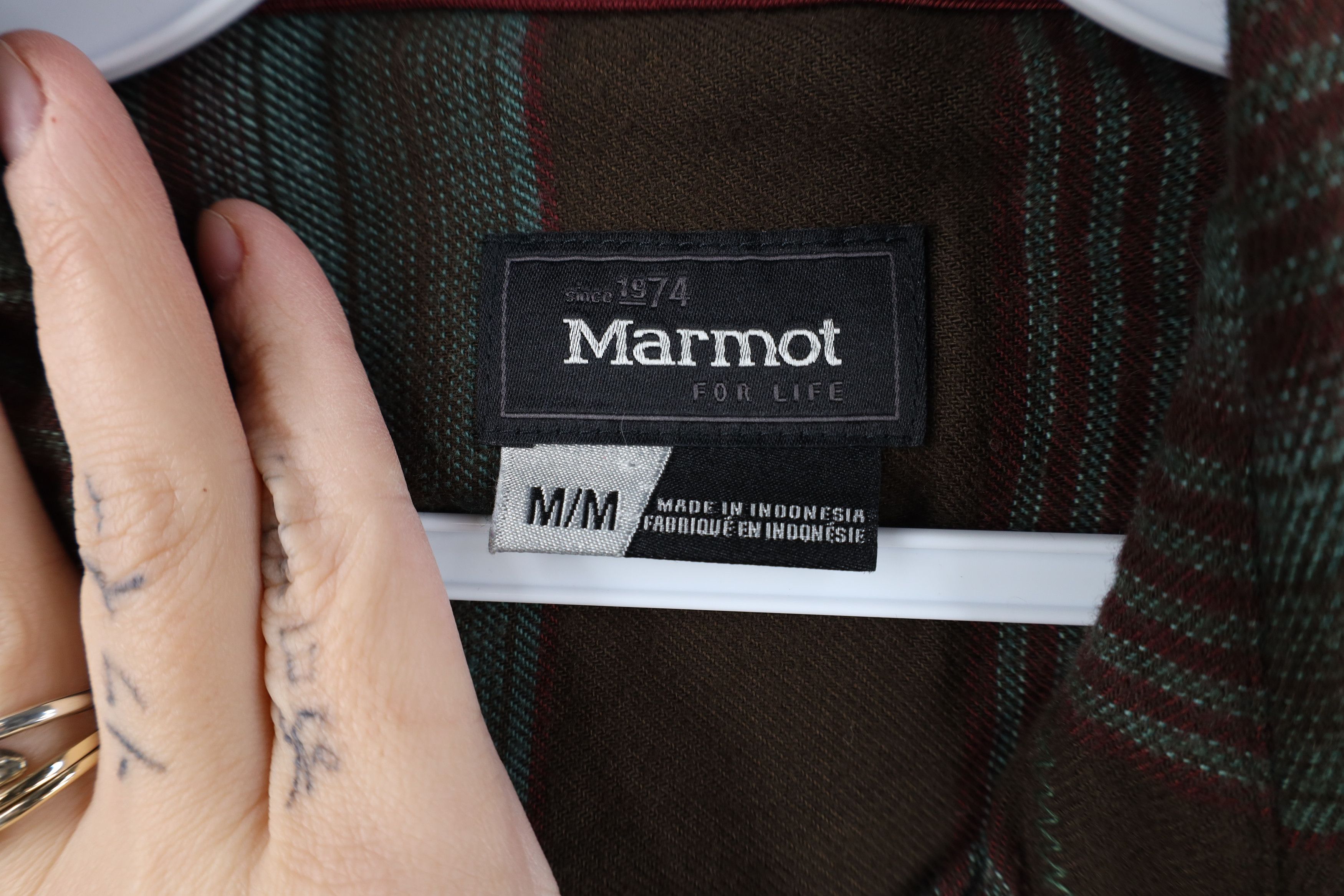 Marmot Marmot Flannel Striped Color Block Collared Button Shirt Size US M / EU 48-50 / 2 - 8 Thumbnail