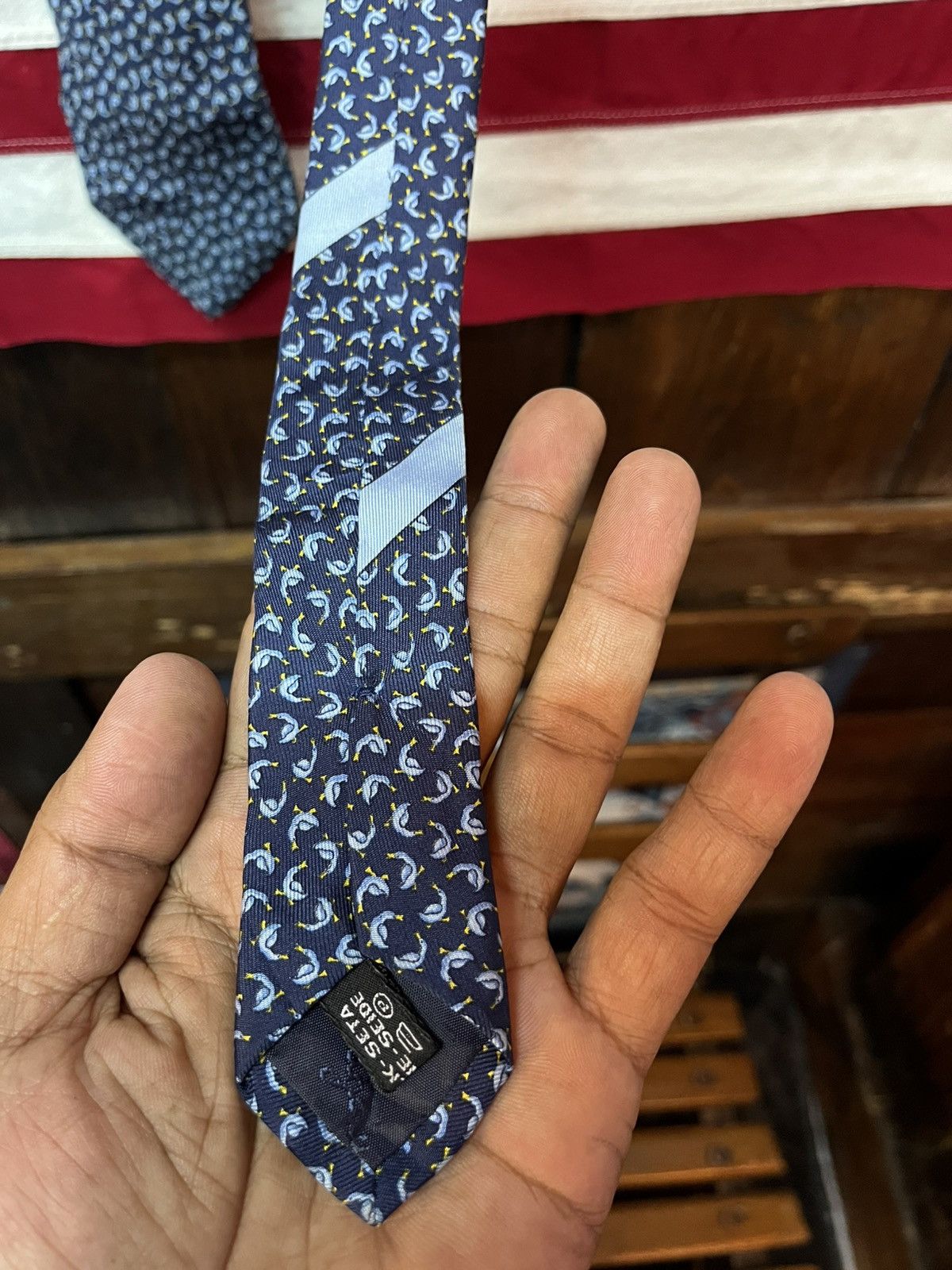 Salvatore Ferragamo Salvatore Ferragamo Silk Tie Size ONE SIZE - 5 Thumbnail