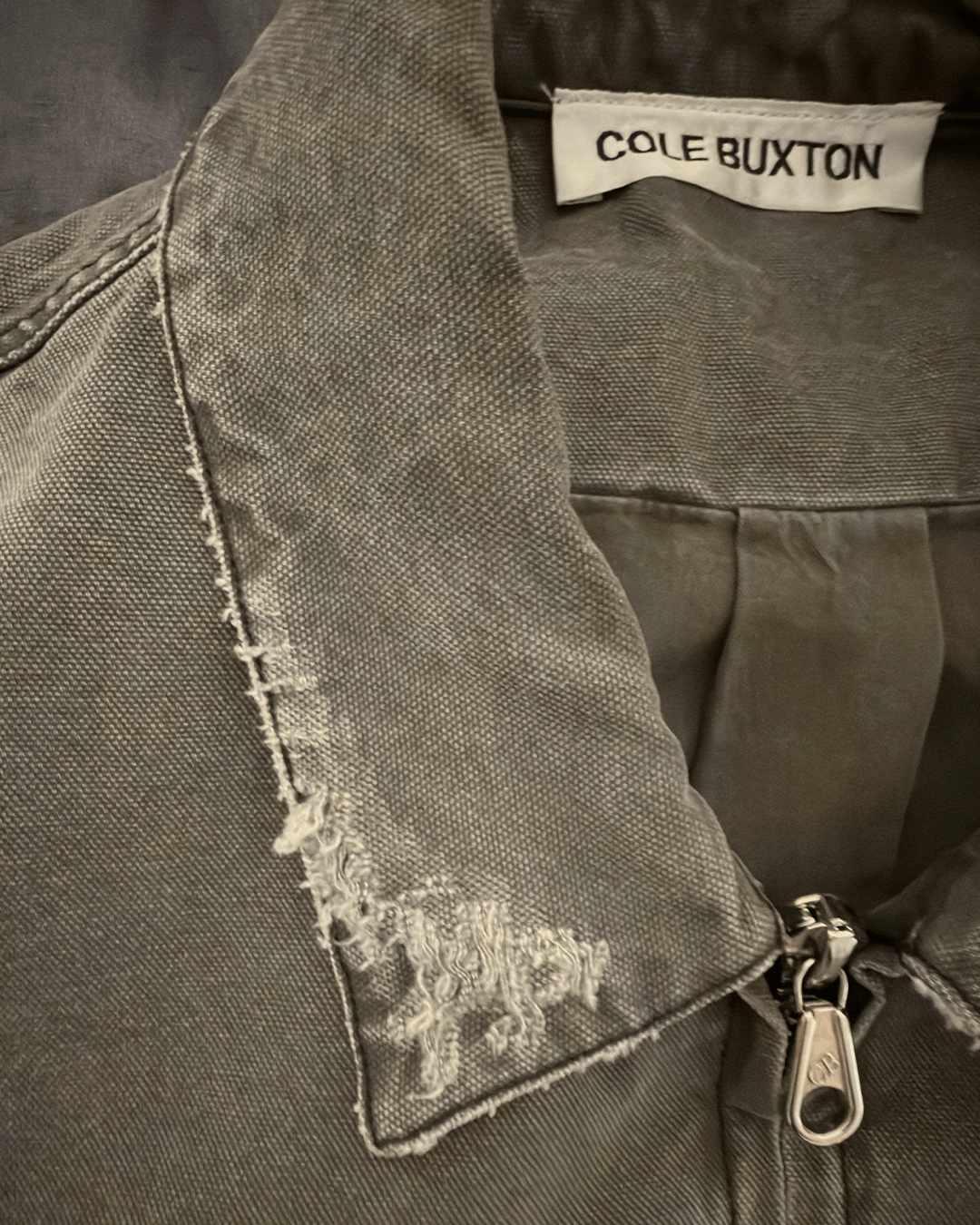 Cole Buxton Cole Buxton Gray Distressed Trucker Jacket SS25🔥 Size US L / EU 52-54 / 3 - 6 Thumbnail