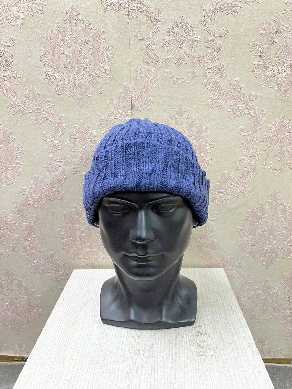 Beams Plus Beams Plus Indigo Plain Beanie Hats Size ONE SIZE - 2 Thumbnail