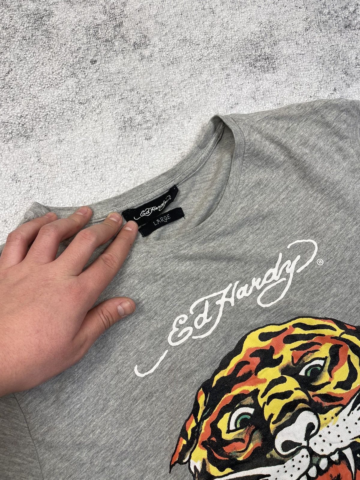 Ed Hardy Vintage ED HARDY tiger y2k T-shirt Big Logo Rare Streetwear Size US M / EU 48-50 / 2 - 5 Thumbnail