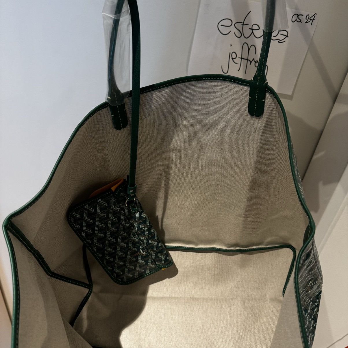 Goyard Goyard GM Tote bag with Hand-Painted Coeur St. Louis Size ONE SIZE - 3 Thumbnail