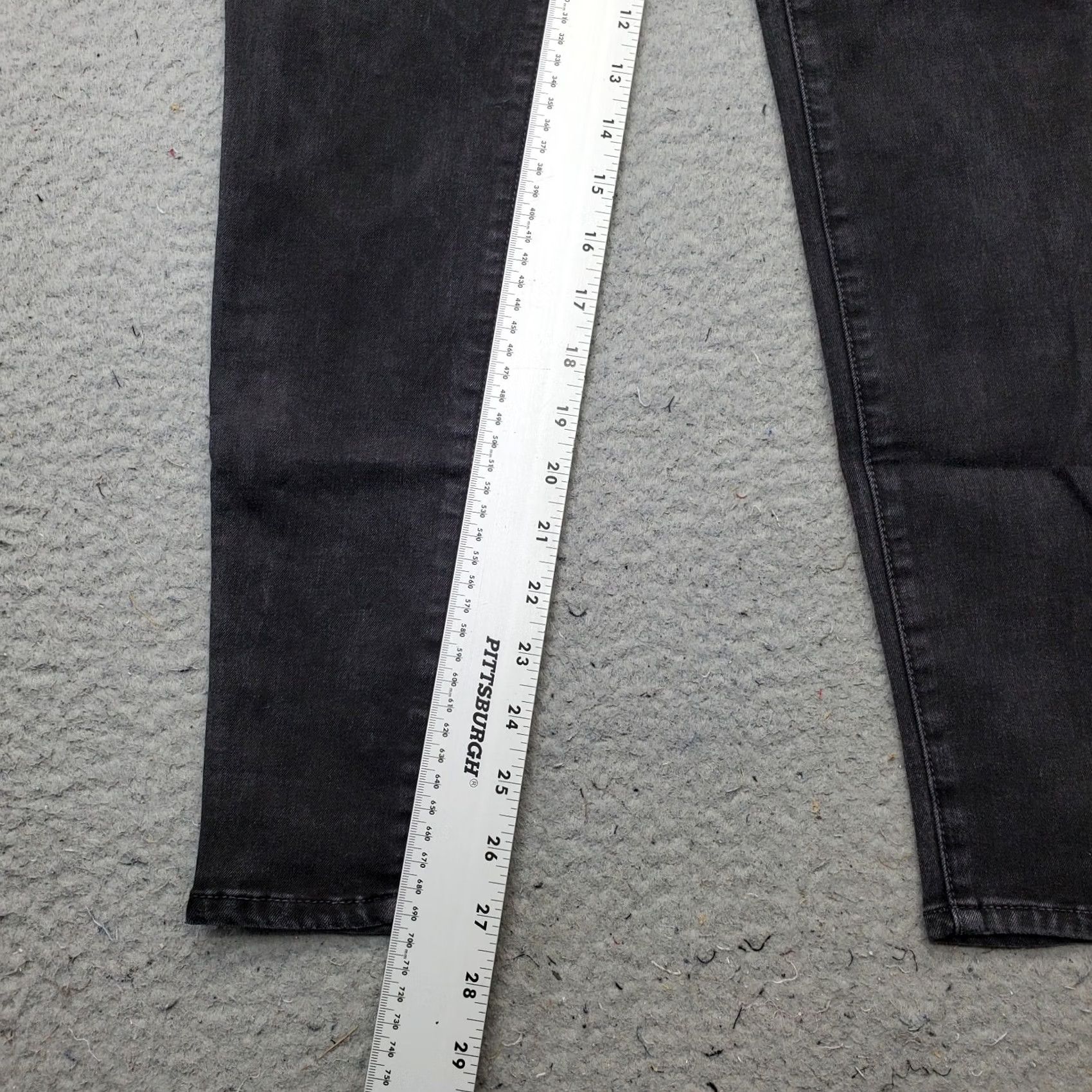 Lucky Brand Lucky Brand Womens Jeans 4 Black Denim Stretch Ankle Zip Skinny 27" Inseam Womens Size 4 Size 27" / US 4 / IT 40 - 5 Thumbnail