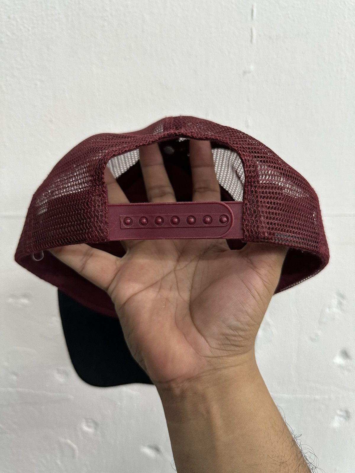 Japanese Brand VTG KEN ONISHI Embroid Ripped Trucker Hat Size ONE SIZE - 5 Thumbnail