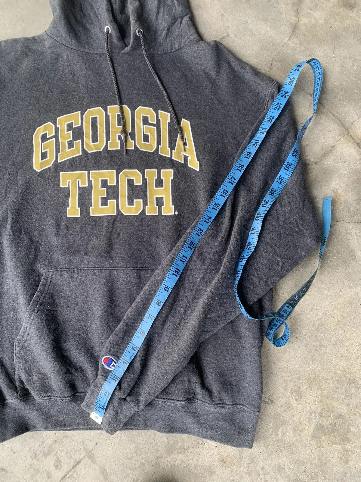 Champion VINTAGE CHAMPION GEORGIA TECH HOODIE. Size US M / EU 48-50 / 2 - 4 Thumbnail