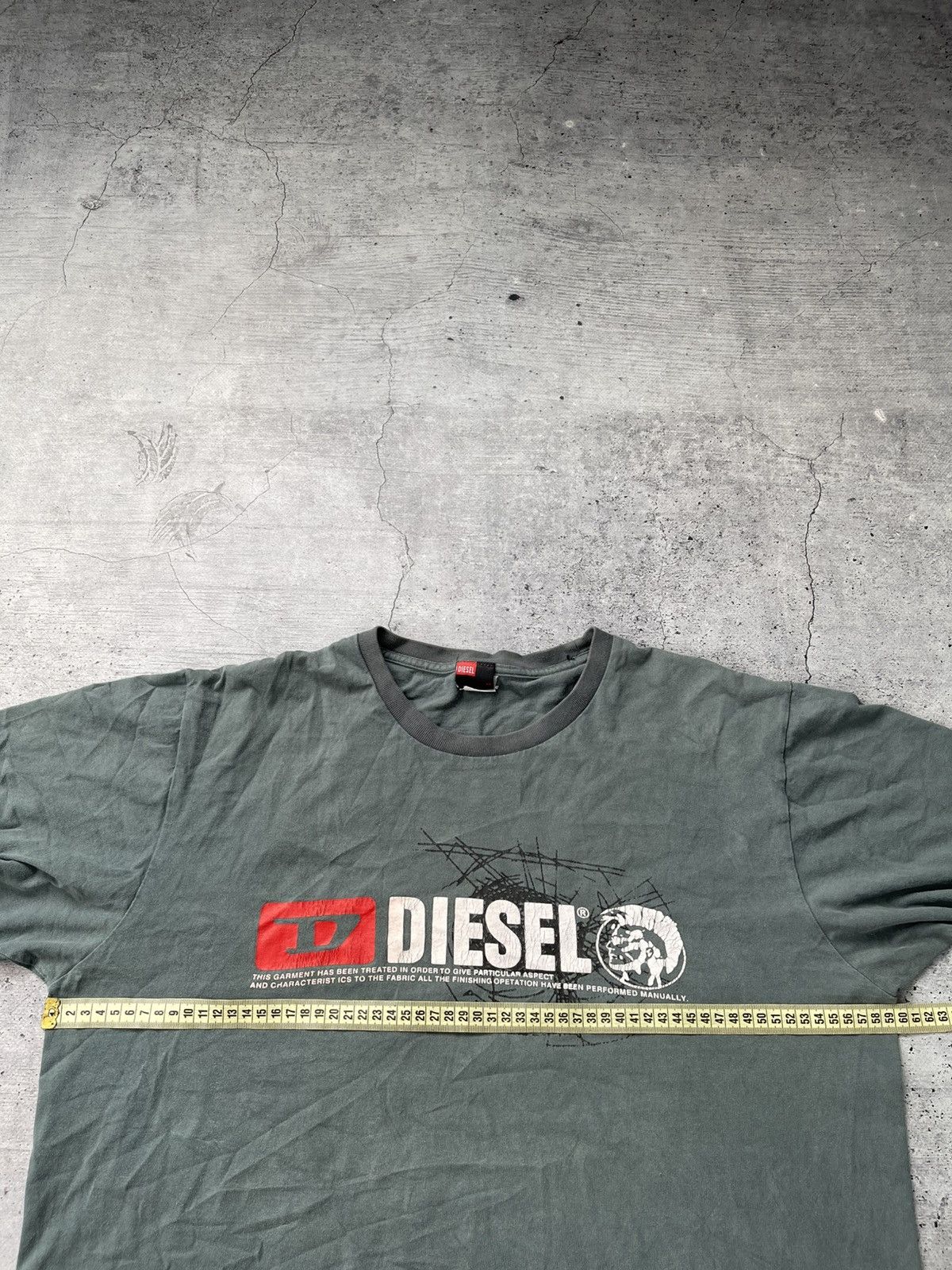 Other Vintage Avant-Garde Diesel Big logo T-Shirt Japan Style Size US XL / EU 56 / 4 - 4 Thumbnail