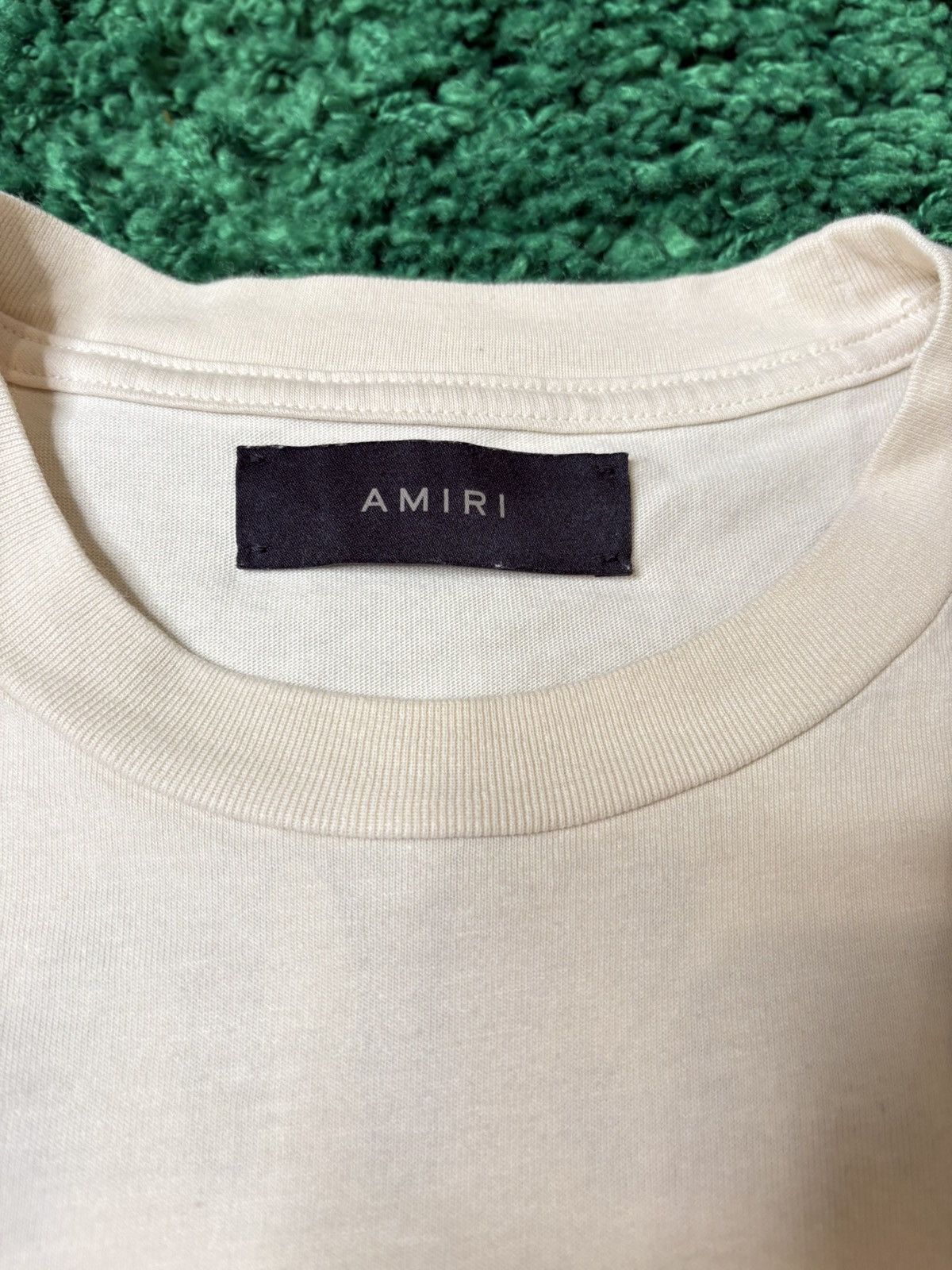 Amiri Amiri Motors Tee Cream Size XXL Size US XXL / EU 58 / 5 - 3 Thumbnail