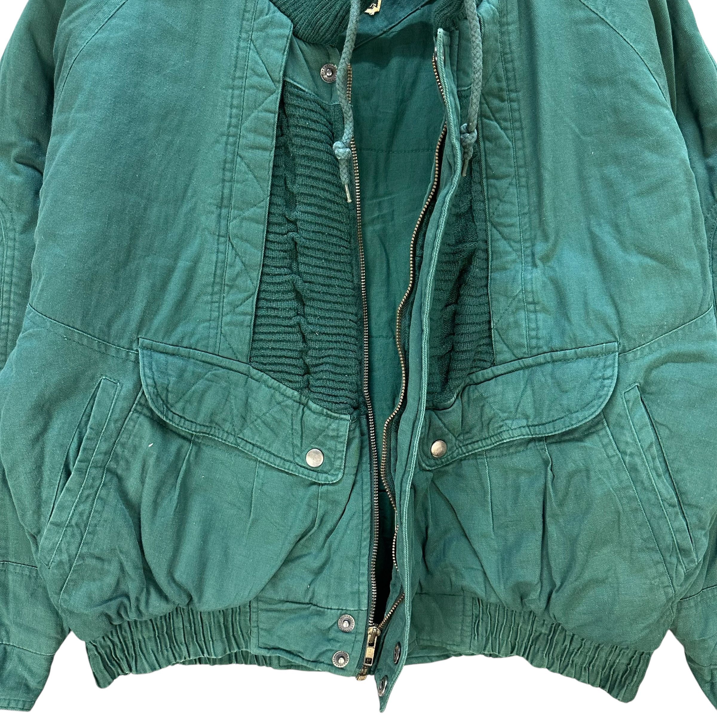 Vintage 90's CLUB MIX Green Parachute Bomber Jacket #A76-1842 Size US M / EU 48-50 / 2 - 6 Thumbnail