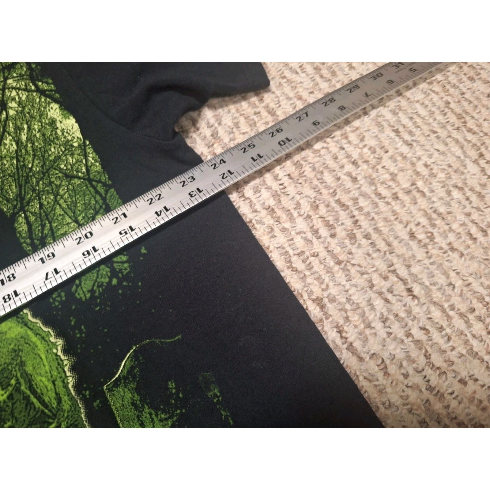 Vintage VINTAGE Y2K Halloween Zombie T-Shirt Horror Scary Movie AOP Black Green XL/2XL Size US XL / EU 56 / 4 - 4 Thumbnail