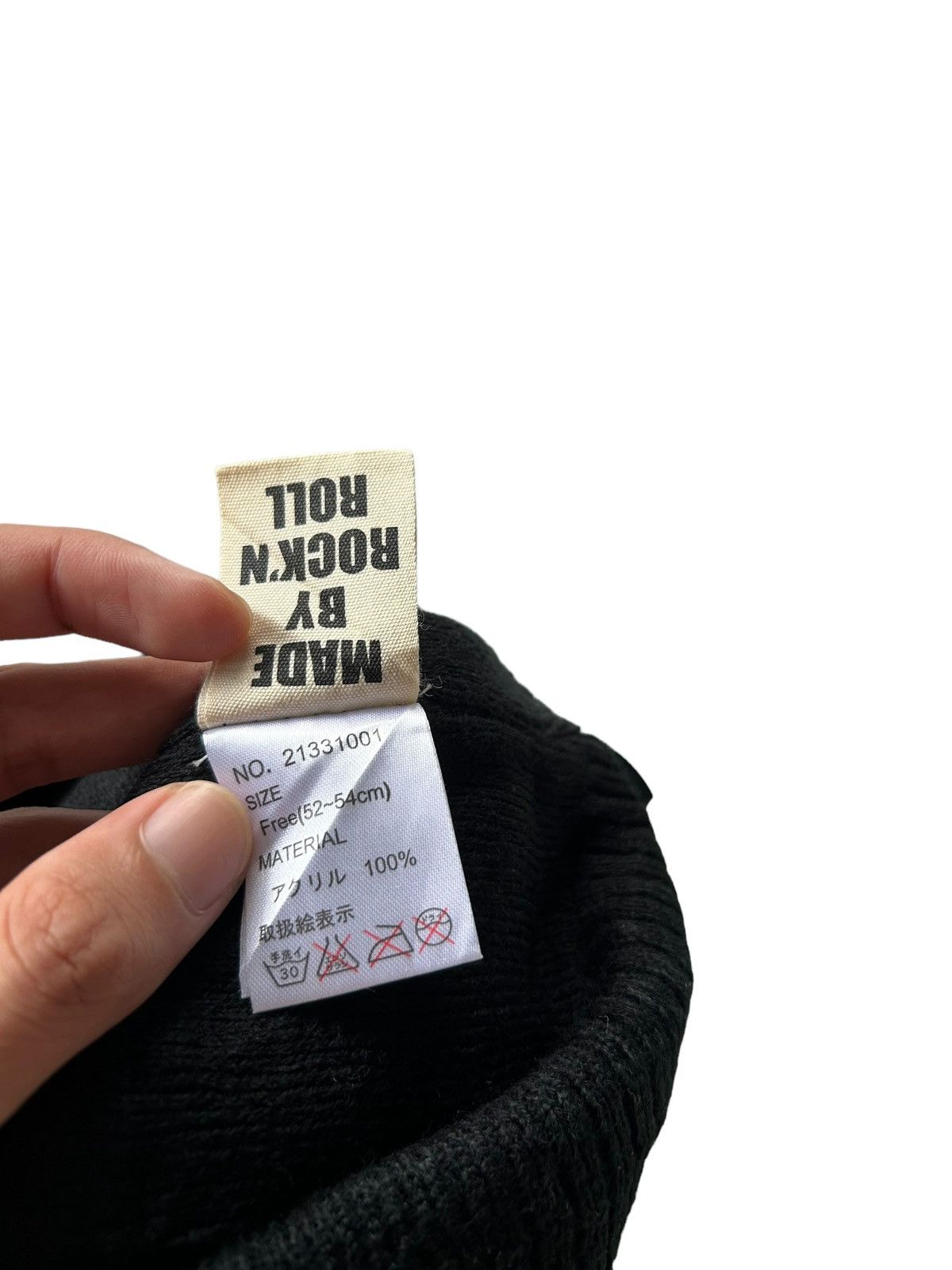 14th Addiction × Hysteric Glamour × Japanese Brand MADE BY ROCK N' ROLL RUDE ROCK BEANIE HATS☠️🎌🎌 Size ONE SIZE - 5 Thumbnail