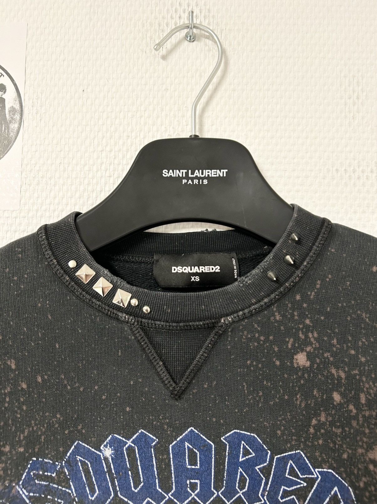 Dsquared2 FW2017 Heavy Trucking Studded Crewneck Size US XS / EU 42 / 0 - 3 Thumbnail