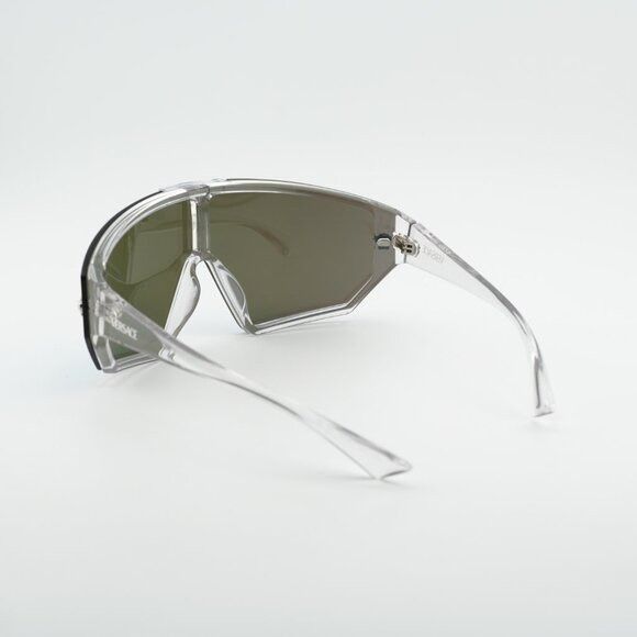 Versace Versace VE4461 148/6V Sunglasses Crystal Shield Frame Size ONE SIZE - 5 Thumbnail