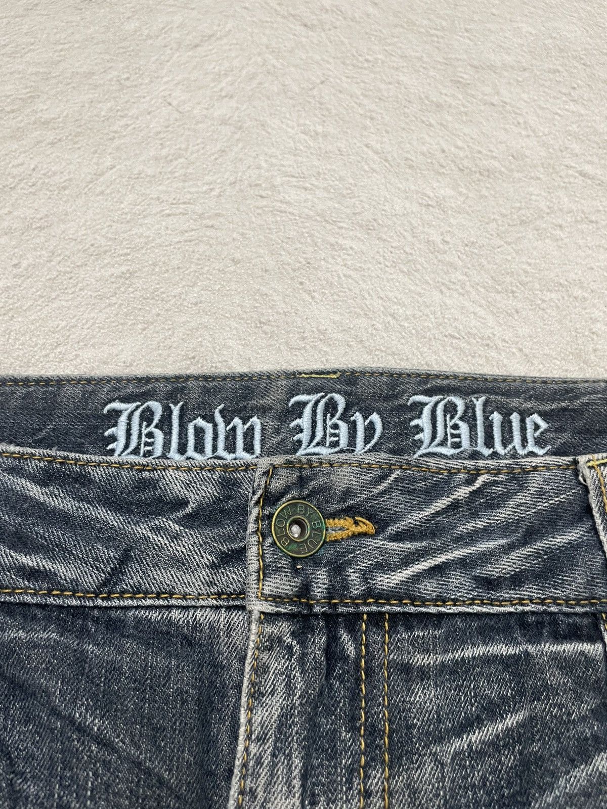 Japanese Brand 2000s Blow Flare Denim Heavy Fade Bootcut Jeans If6was9 LGB Size US 26 / EU 42 - 5 Thumbnail