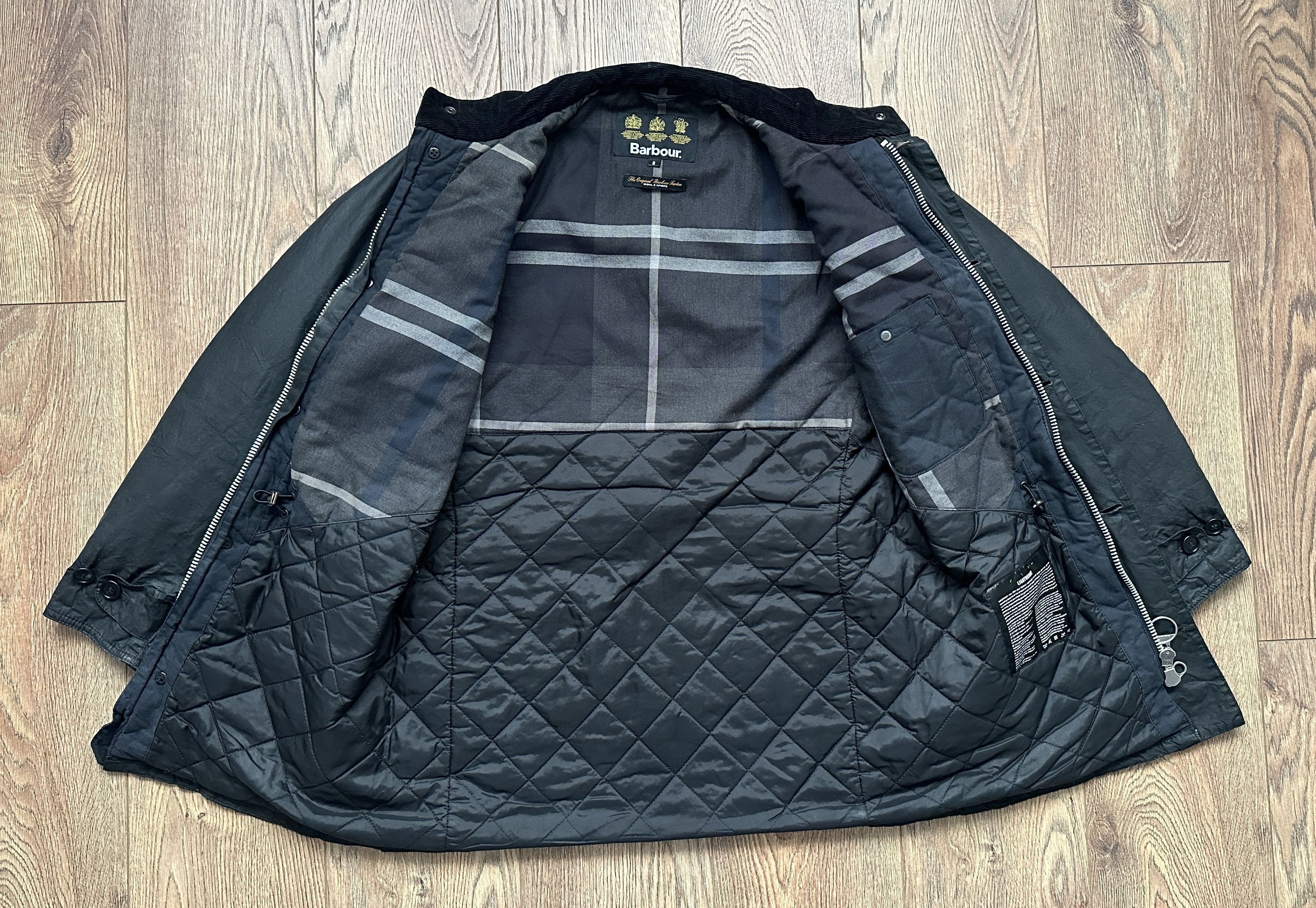 Barbour Barbour Crieff Wax Hooded Jacket Size S Black Made A Rewax Size US S / EU 44-46 / 1 - 8 Thumbnail