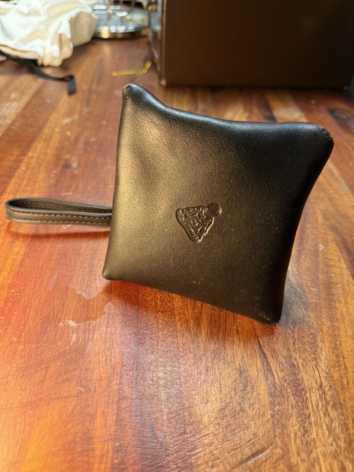 Other Sleek Black Pyramid Wristlet – Minimalist Style with a Twist Size ONE SIZE - 6 Thumbnail