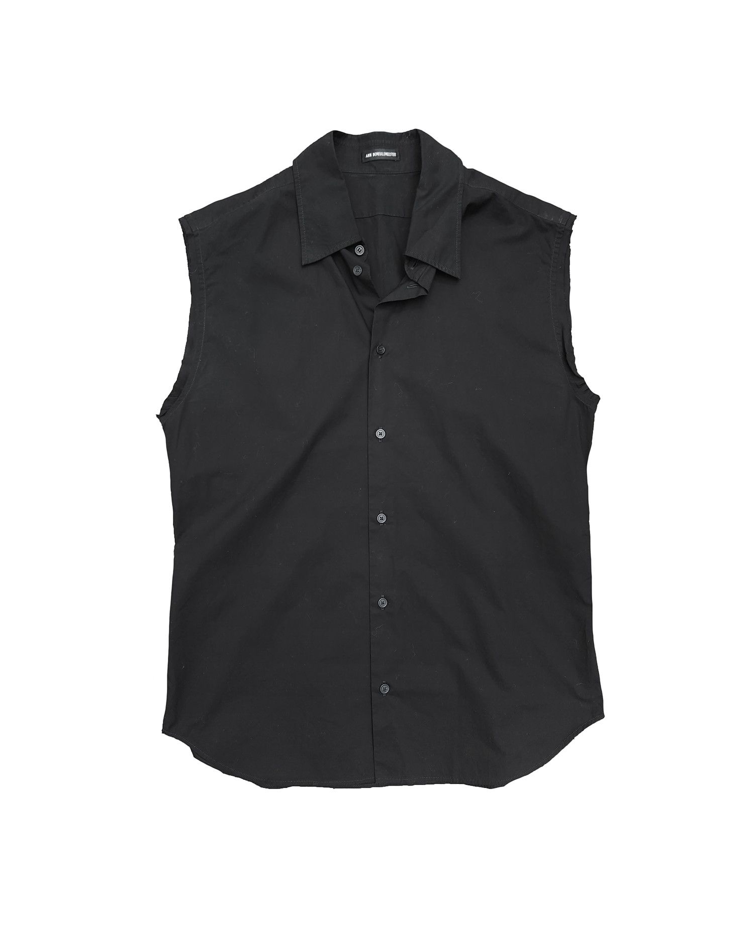 Ann Demeulemeester "Boudewijn" Fitted Sleeveless Shirt