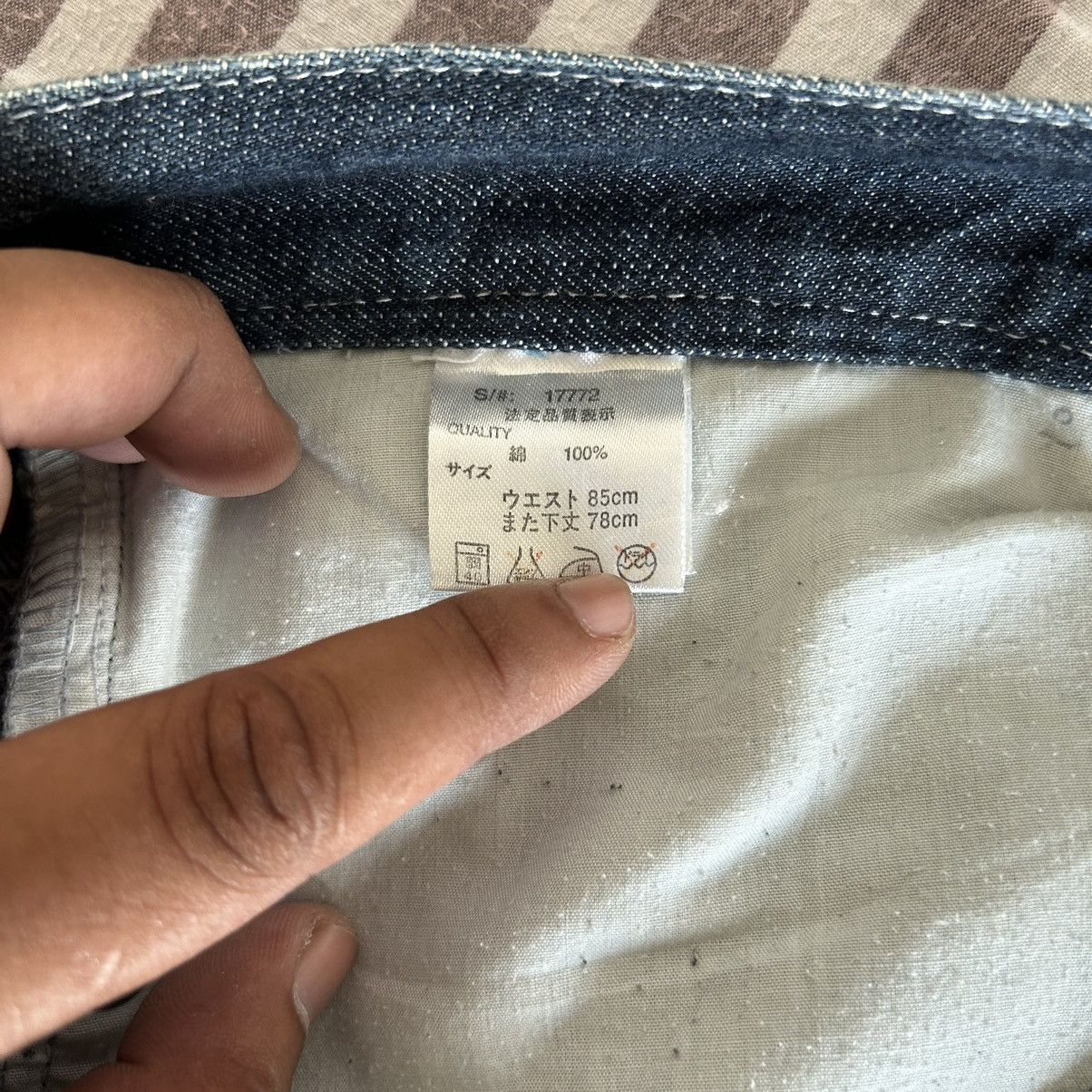 Vintage Vintage Japanese Denim Rasta Marijuana Leaf Print and Patch Size US 34 / EU 50 - 11 Thumbnail