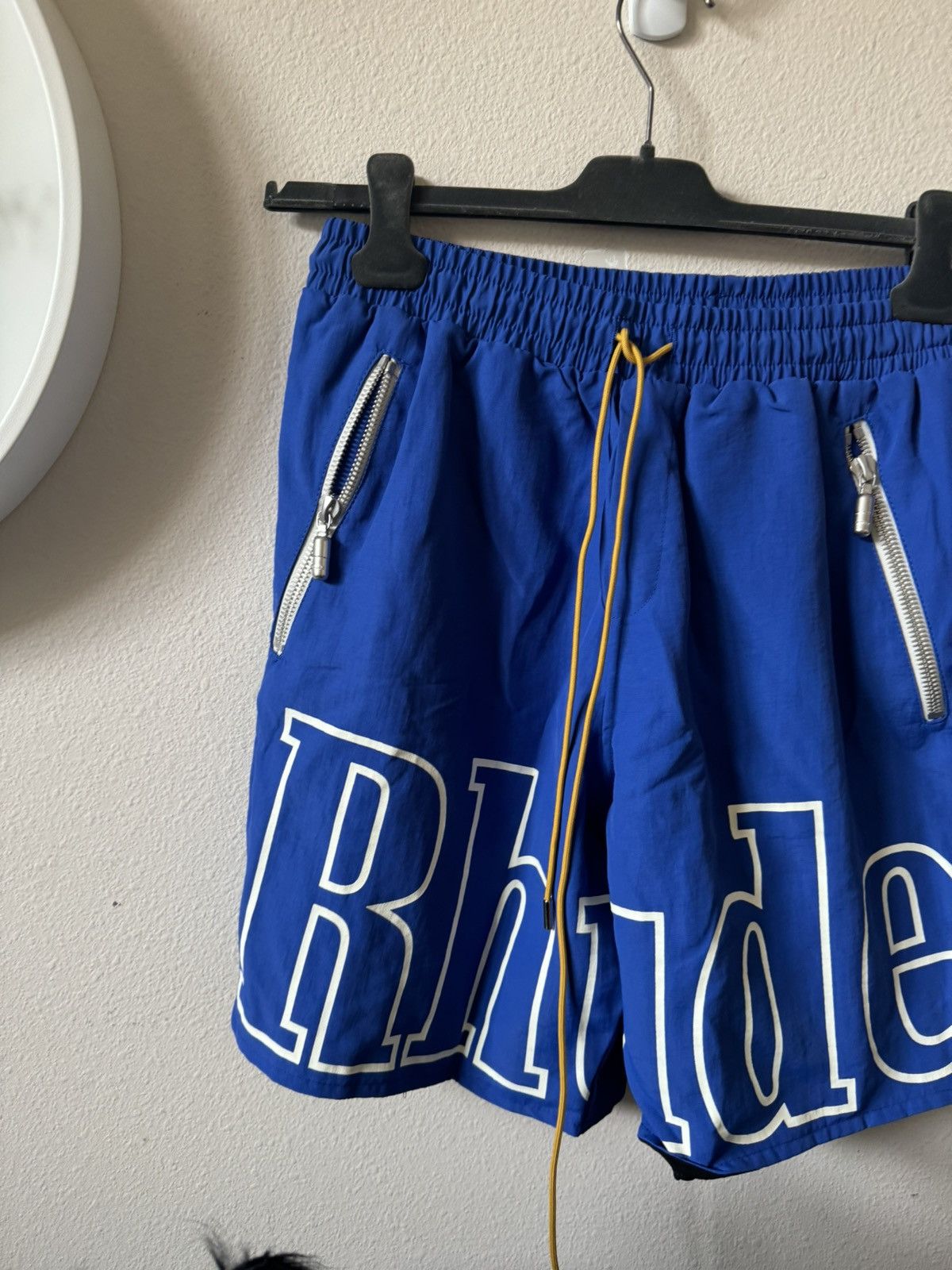 Rhude Rhude Logo Nylon Shorts Size US 32 / EU 48 - 2 Thumbnail