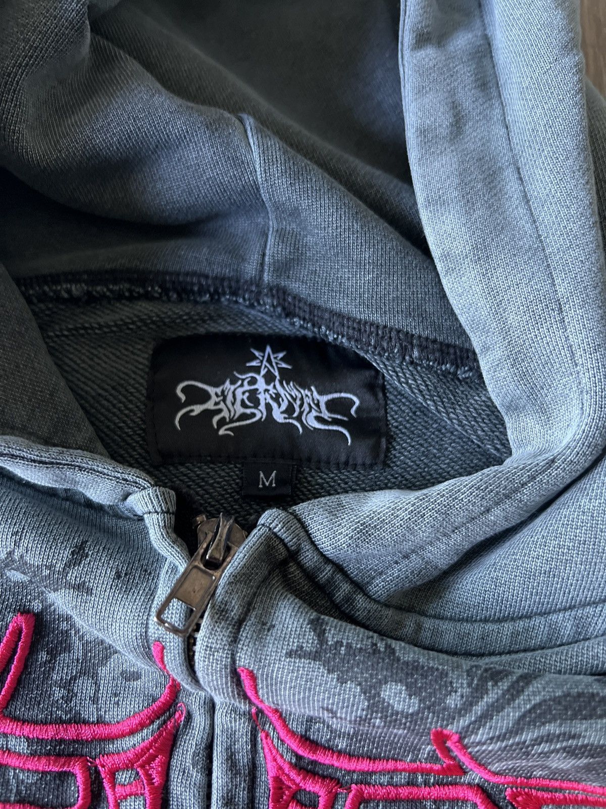 Affliction × Eternal Eternal Artwear Grunge Zip Up hoodie Size US M / EU 48-50 / 2 - 5 Thumbnail