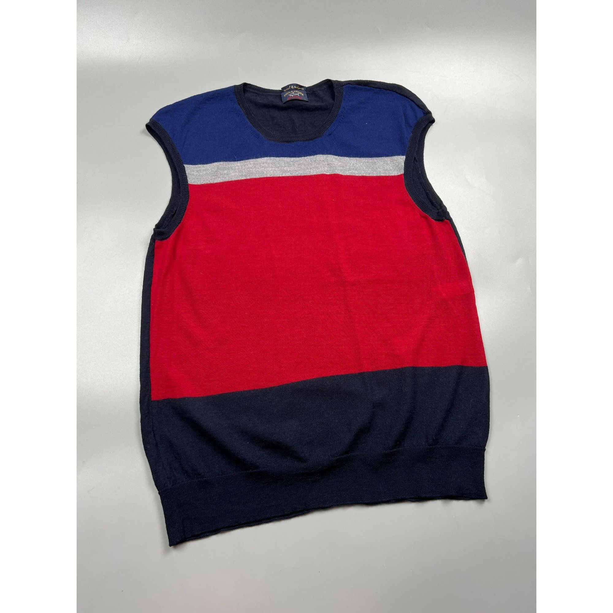 Paul & Shark Paul Shark Silk Cashmere Gilet (Y0763) Size L / US 10 / IT 46 - 3 Thumbnail