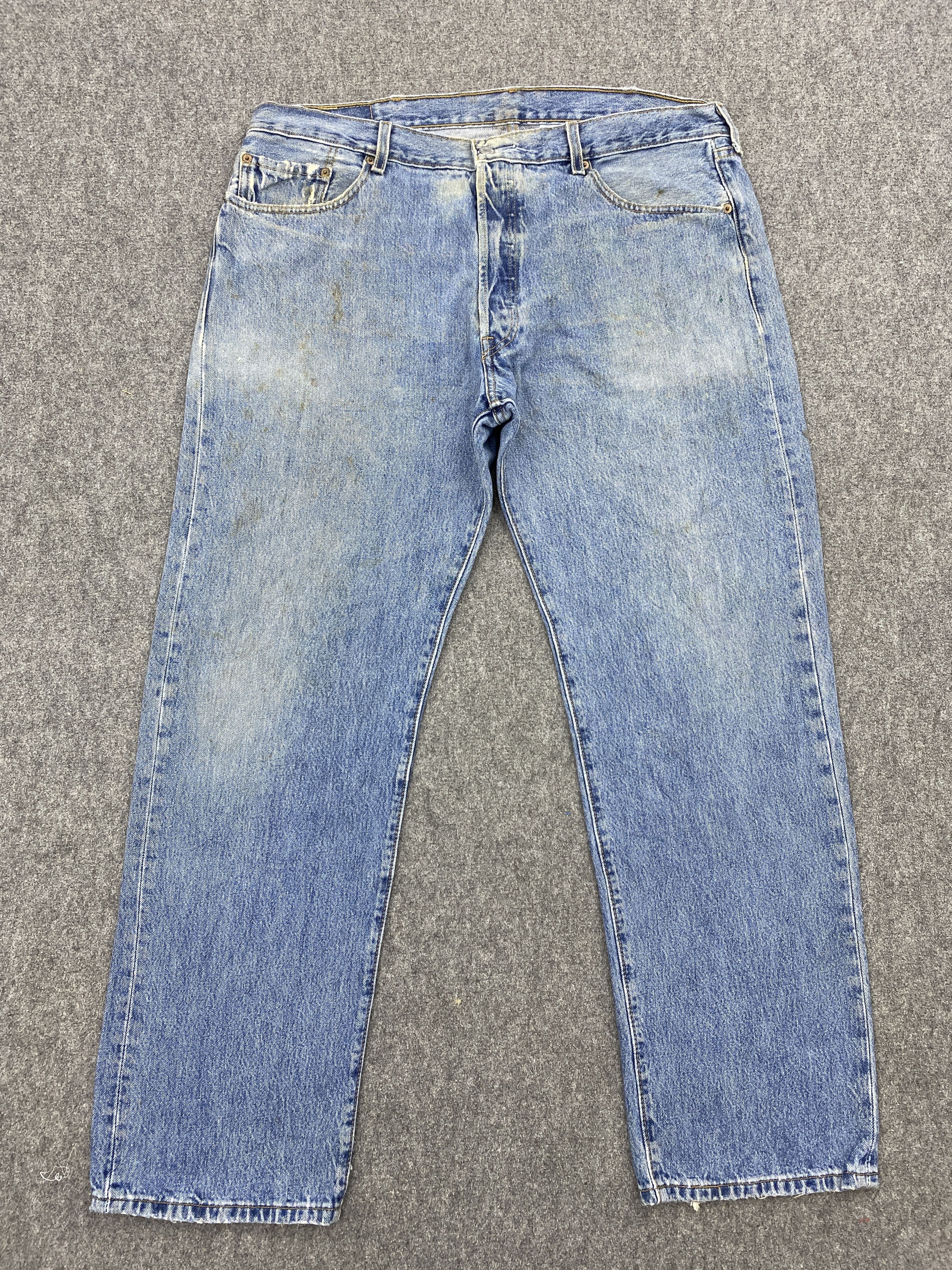 Levi's Vintage Levis 501 Lightwash Jeans DP2661 Size US 38 / EU 54 - 1 Thumbnail