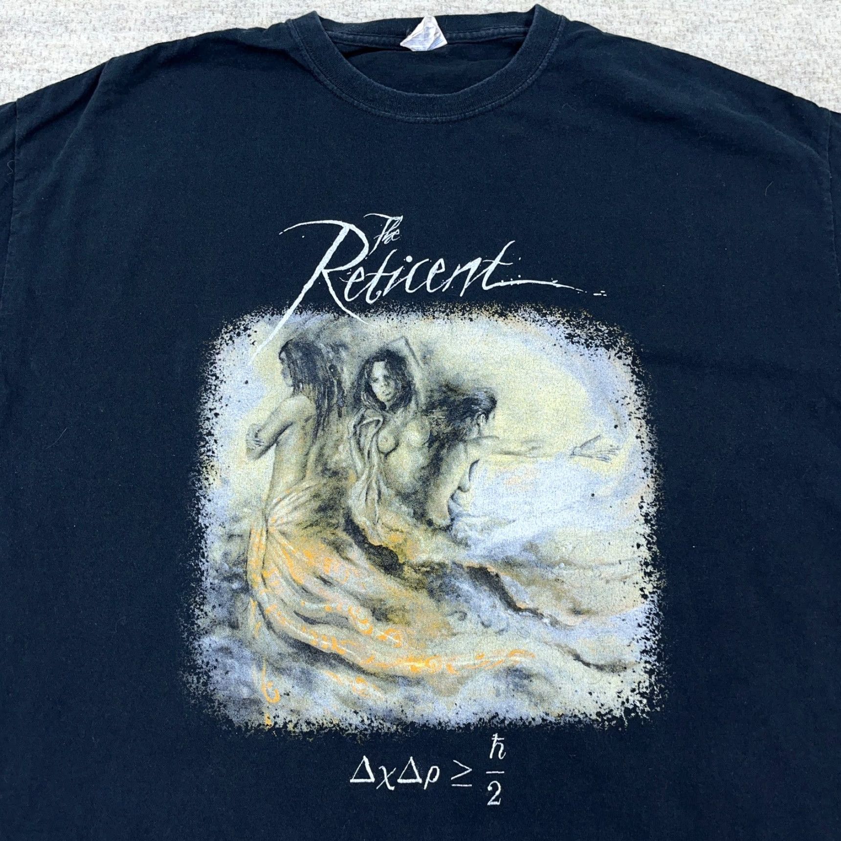 Gildan Vintage Gildan The Reticent Shirt Men 2XL Black Band Tee Y2K Adult Short Sleeve Crew Neck Graphic Print Logo 90s Rockabilly Retro Music Shirts Mens Size US XXL / EU 58 / 5 - 3 Thumbnail