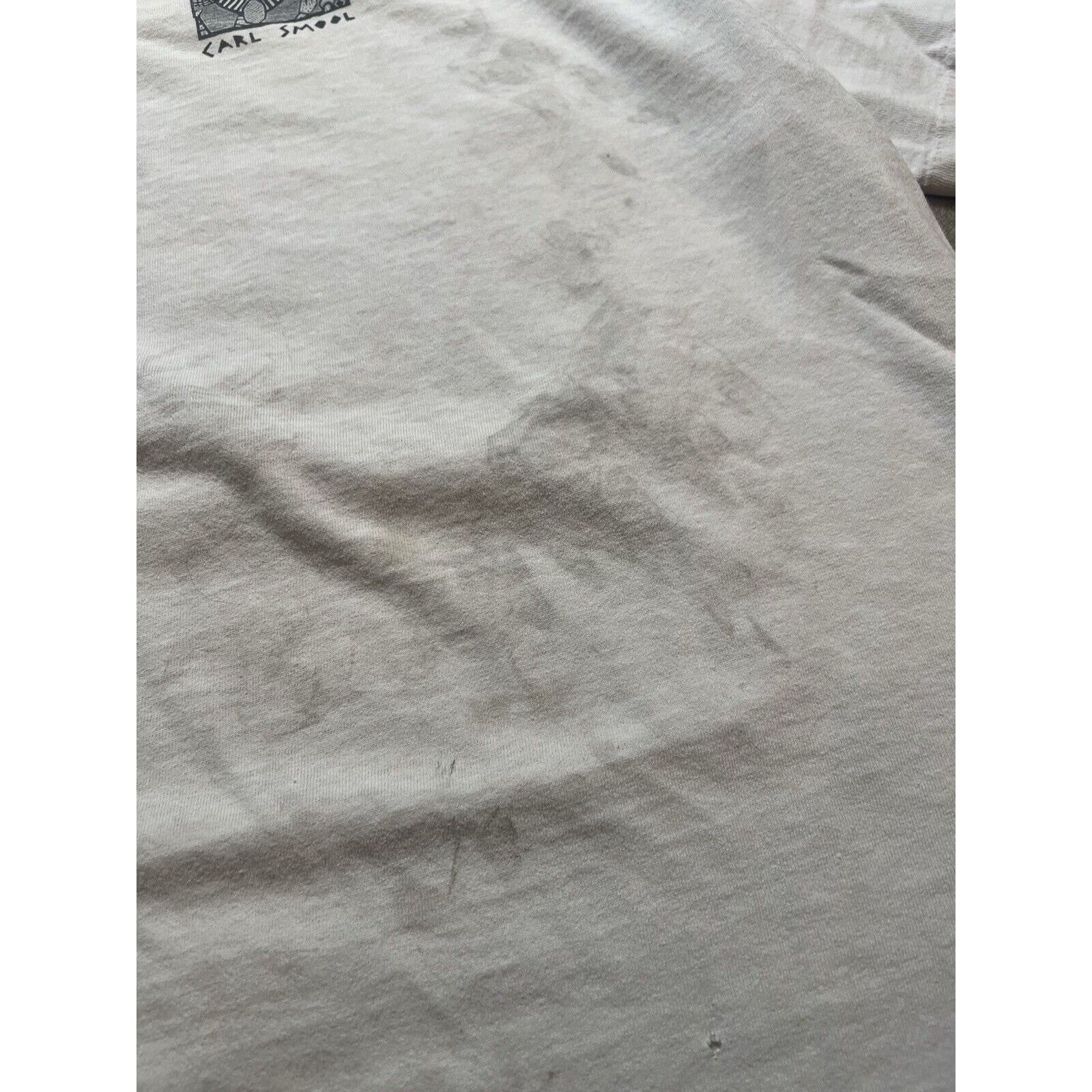 Fruit Of The Loom Vintage 1989 Coporate Heads Carl Smool White T-Shirt Size US M / EU 48-50 / 2 - 7 Thumbnail