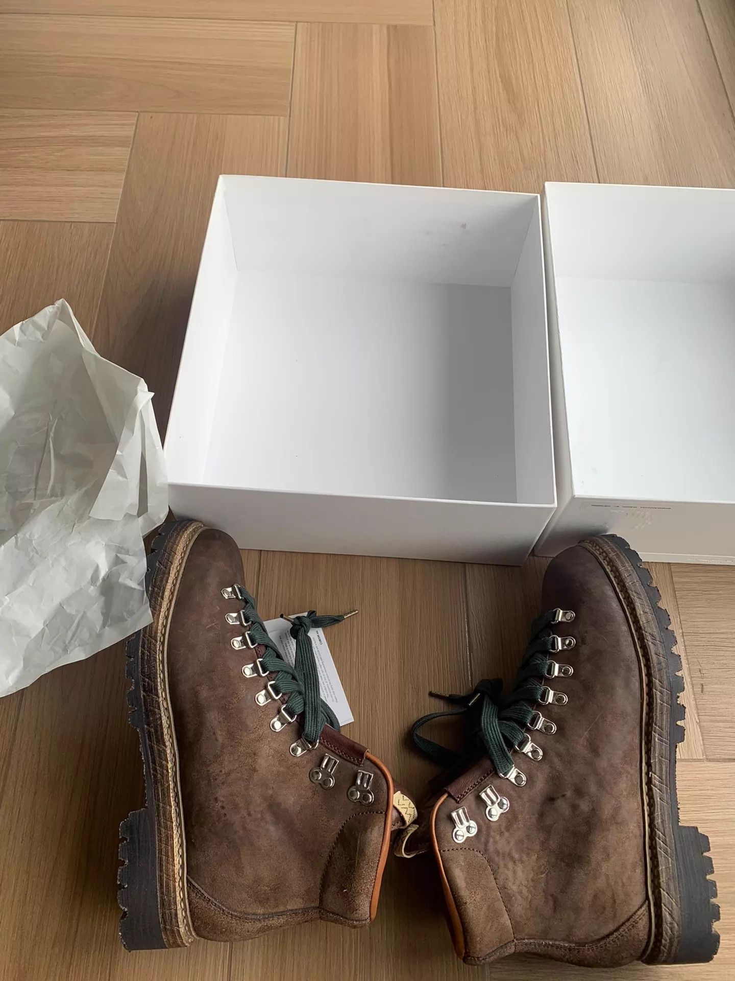 Visvim VISVIM 26ss WHYMPER BOOTS-FOLK Horsehide Distressed US11 NWT Size US 11 / EU 44 - 8 Thumbnail