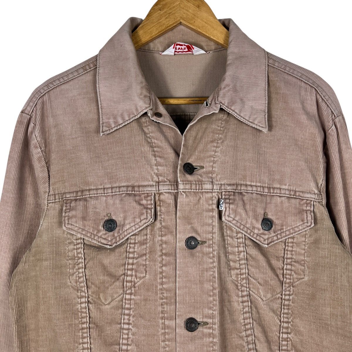 Levi's 70s Vintage Levis Corduroy Trucker Jacket Made In Usa Size US L / EU 52-54 / 3 - 5 Thumbnail