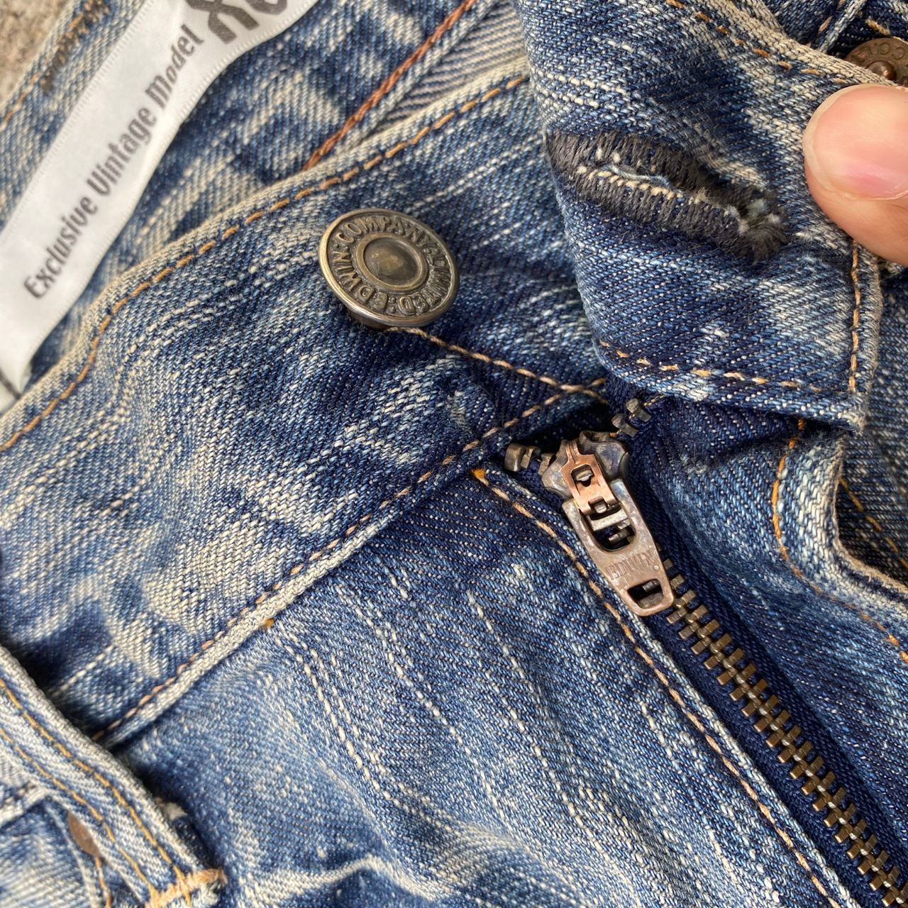 Edwin Vintage Exclusive Model XU Edwin Patchwork Denim Size US 31 - 20 Thumbnail