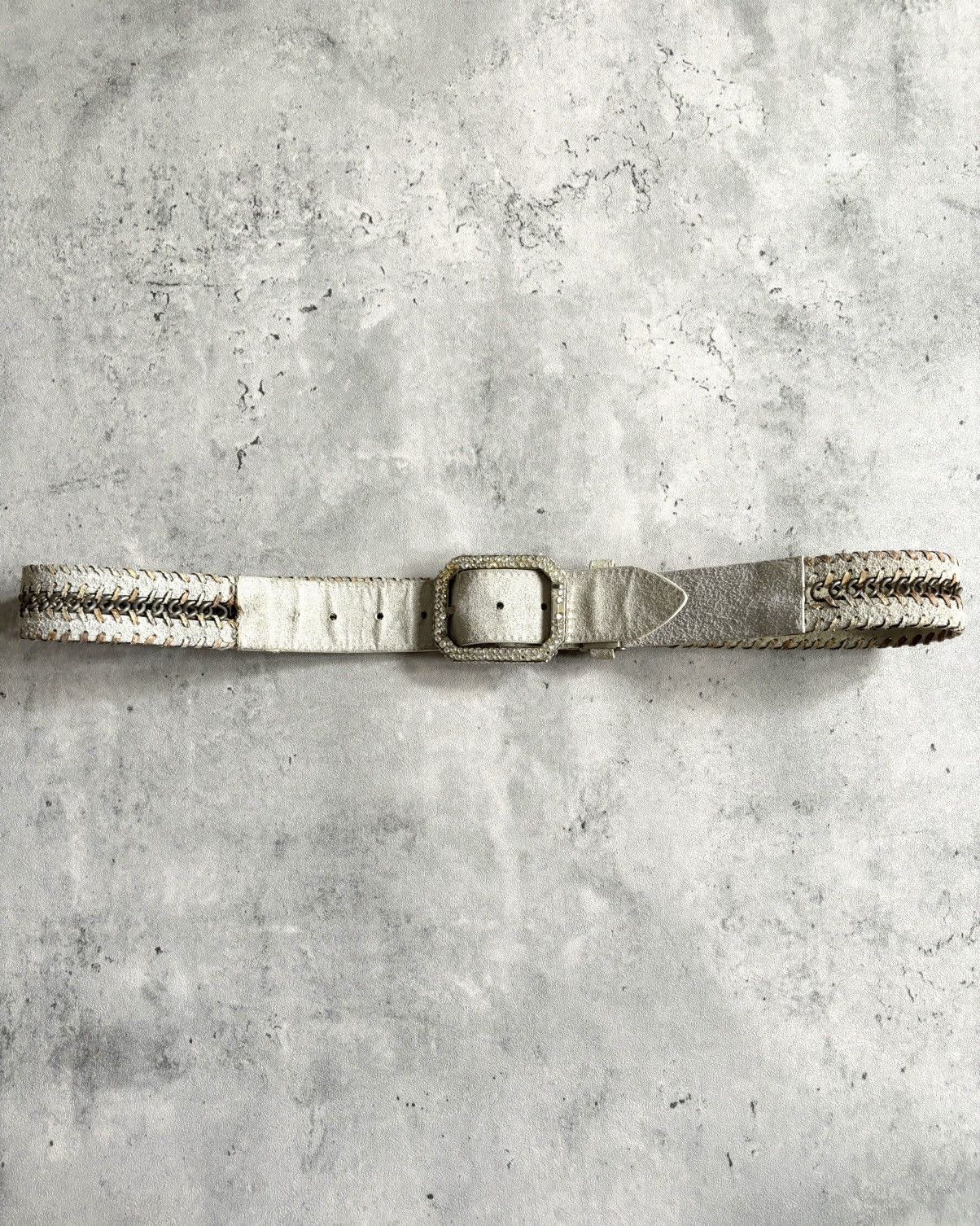 If Six Was Nine Leather Good Design Chain Belt 🐦 Size ONE SIZE - 2 Thumbnail