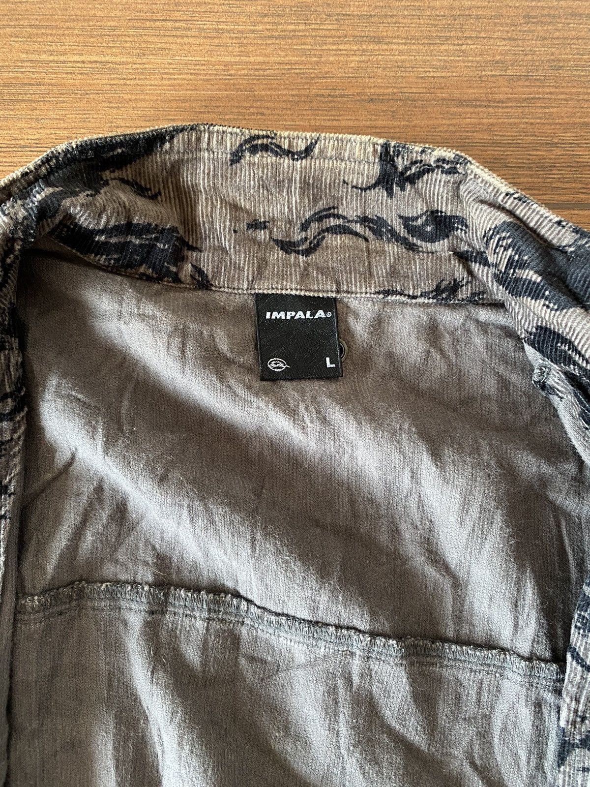 If Six Was Nine Y2k IMPALA CORDUROY ZIPPER LONG SHIRT Size US L / EU 52-54 / 3 - 11 Thumbnail