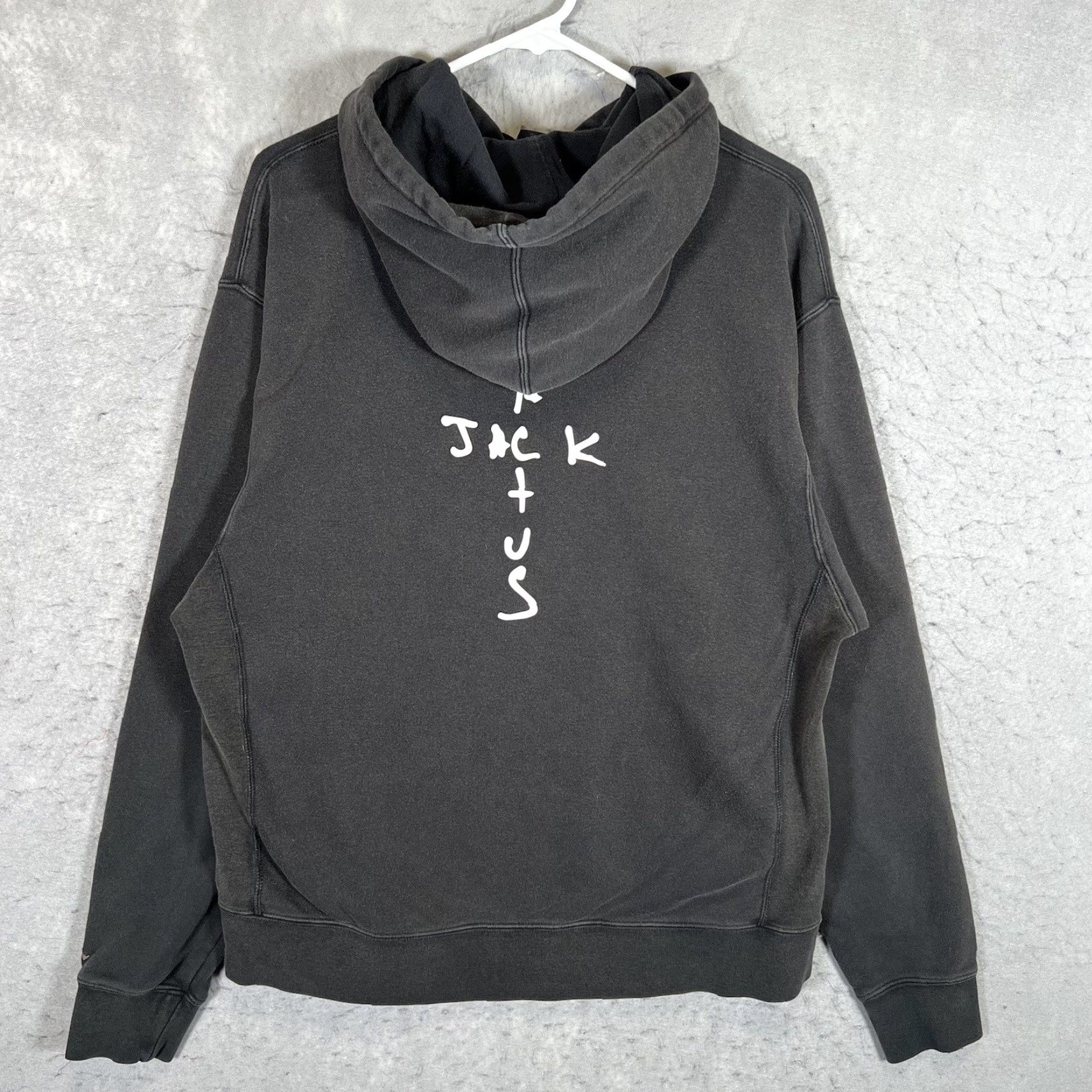 Jordan Brand Nike Jordan Hoodie Adult Medium Black Cactus Jack Travis Scott Embroidered Logo Mens Size US M / EU 48-50 / 2 - 2 Thumbnail