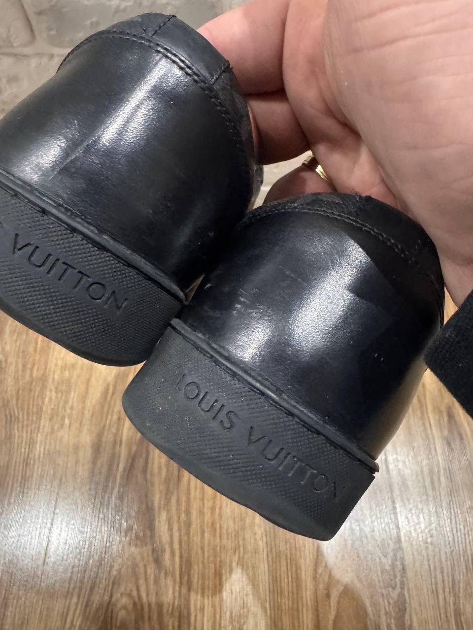 Louis Vuitton Louis Vuitton Match Up Black Monogram Canvas Sneakers Size Size US 6.5 / EU 39-40 - 13 Thumbnail