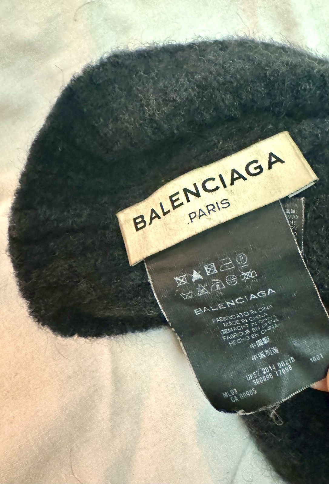 Balenciaga balenciaga grey wool yak hat bennie Size ONE SIZE - 2 Thumbnail