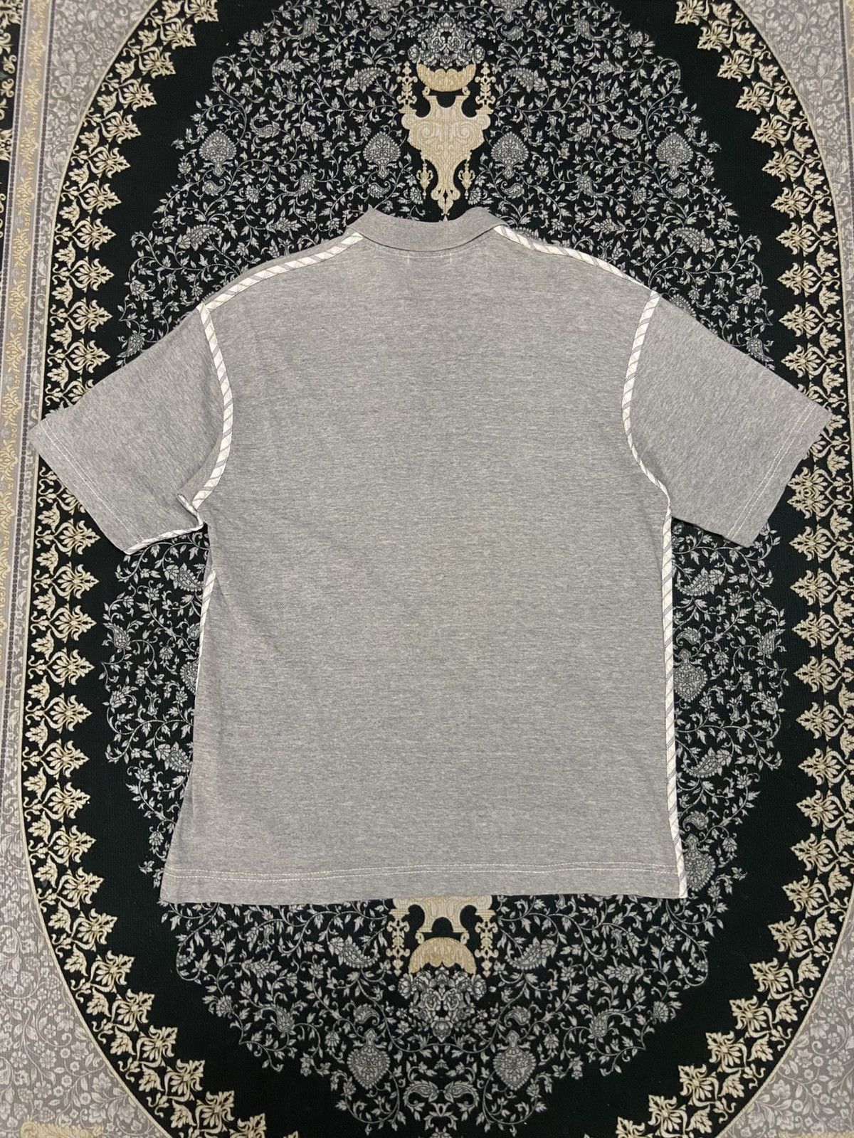 Comme des Garcons Homme AW02 CDG Homme Grey Polo — Japan Made Size US S / EU 44-46 / 1 - 2 Thumbnail